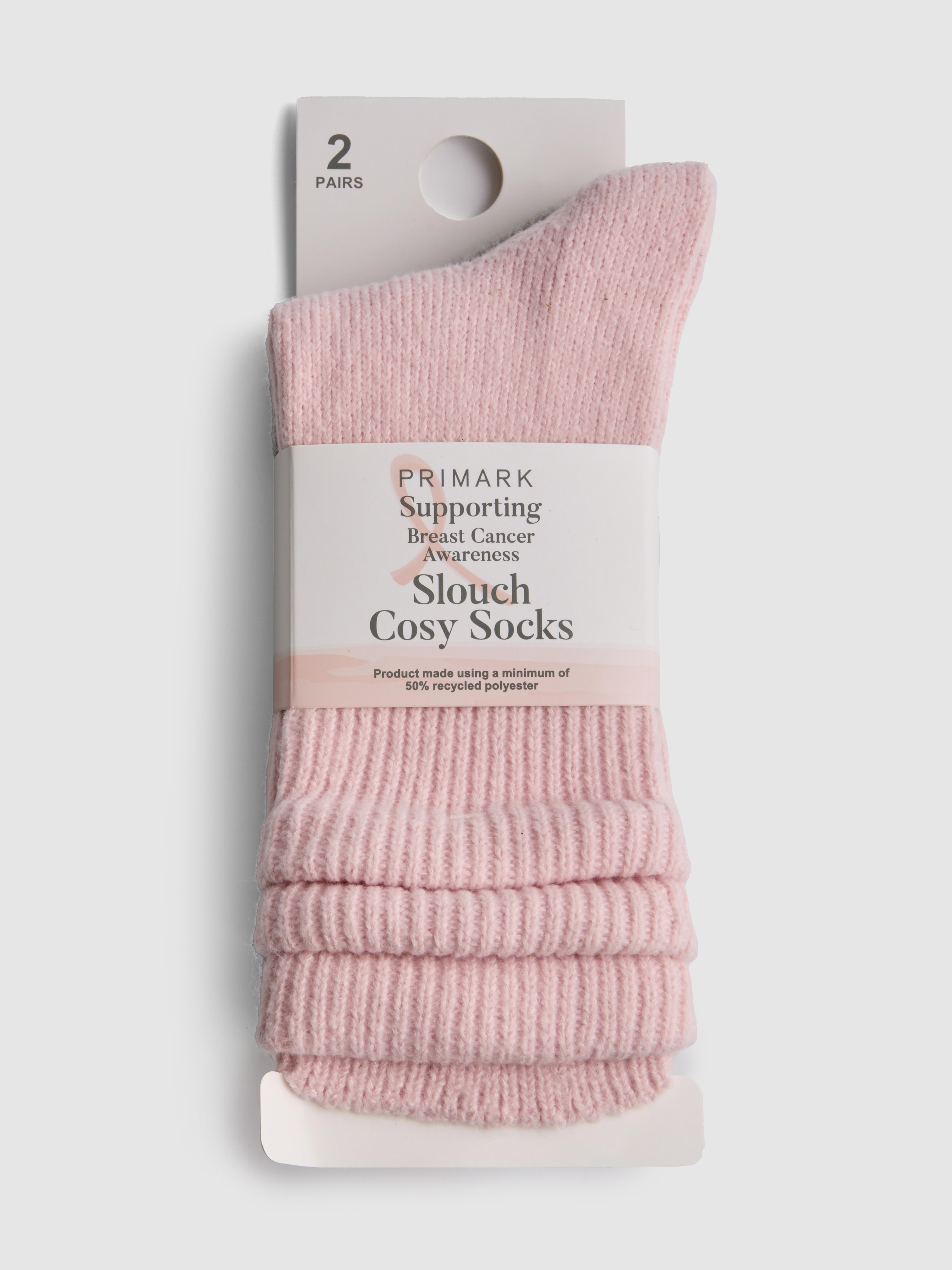2pk Ribbed Home Socks