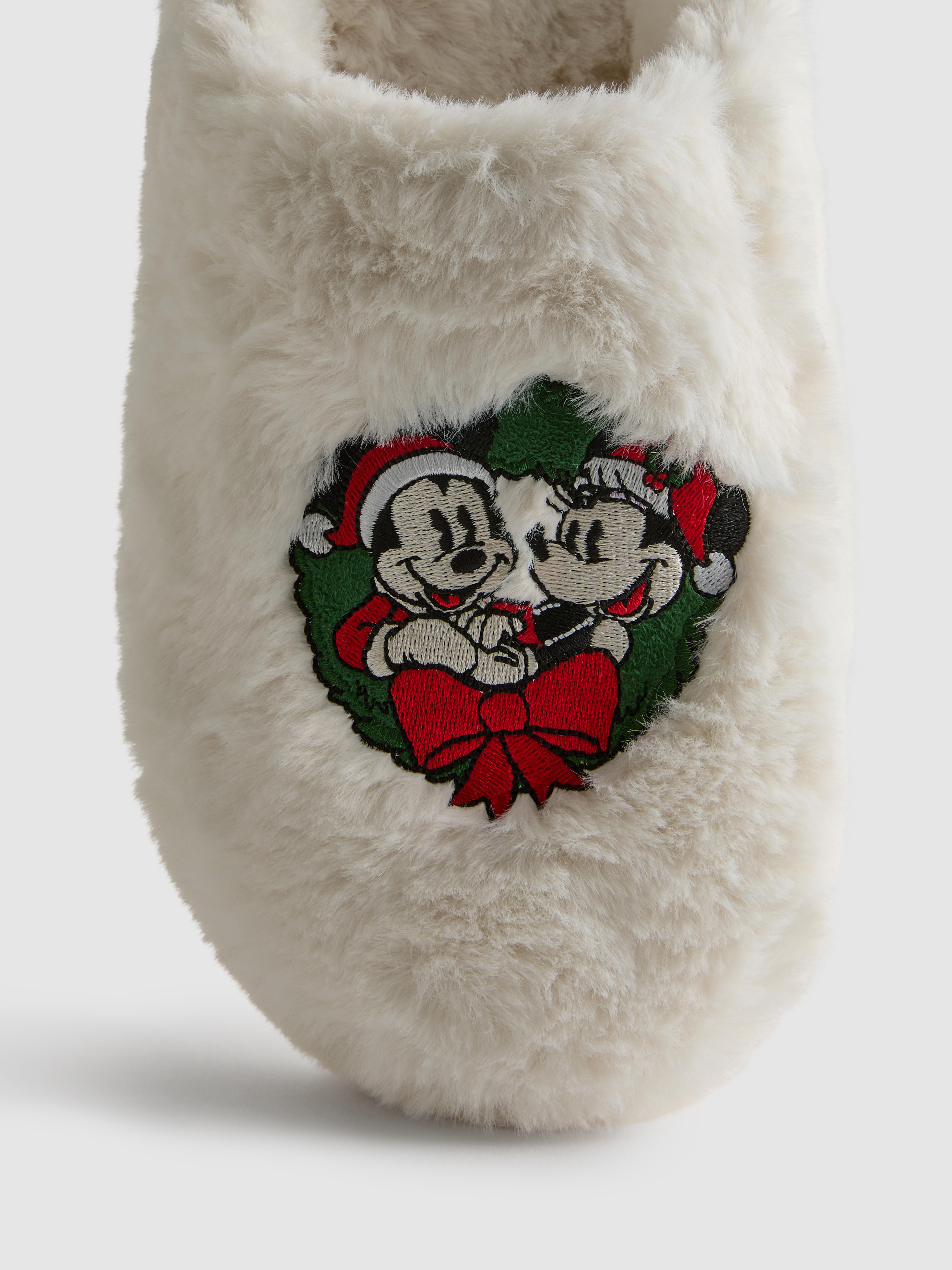 Disney’s Micky Mouse Christmas Mule Slippers