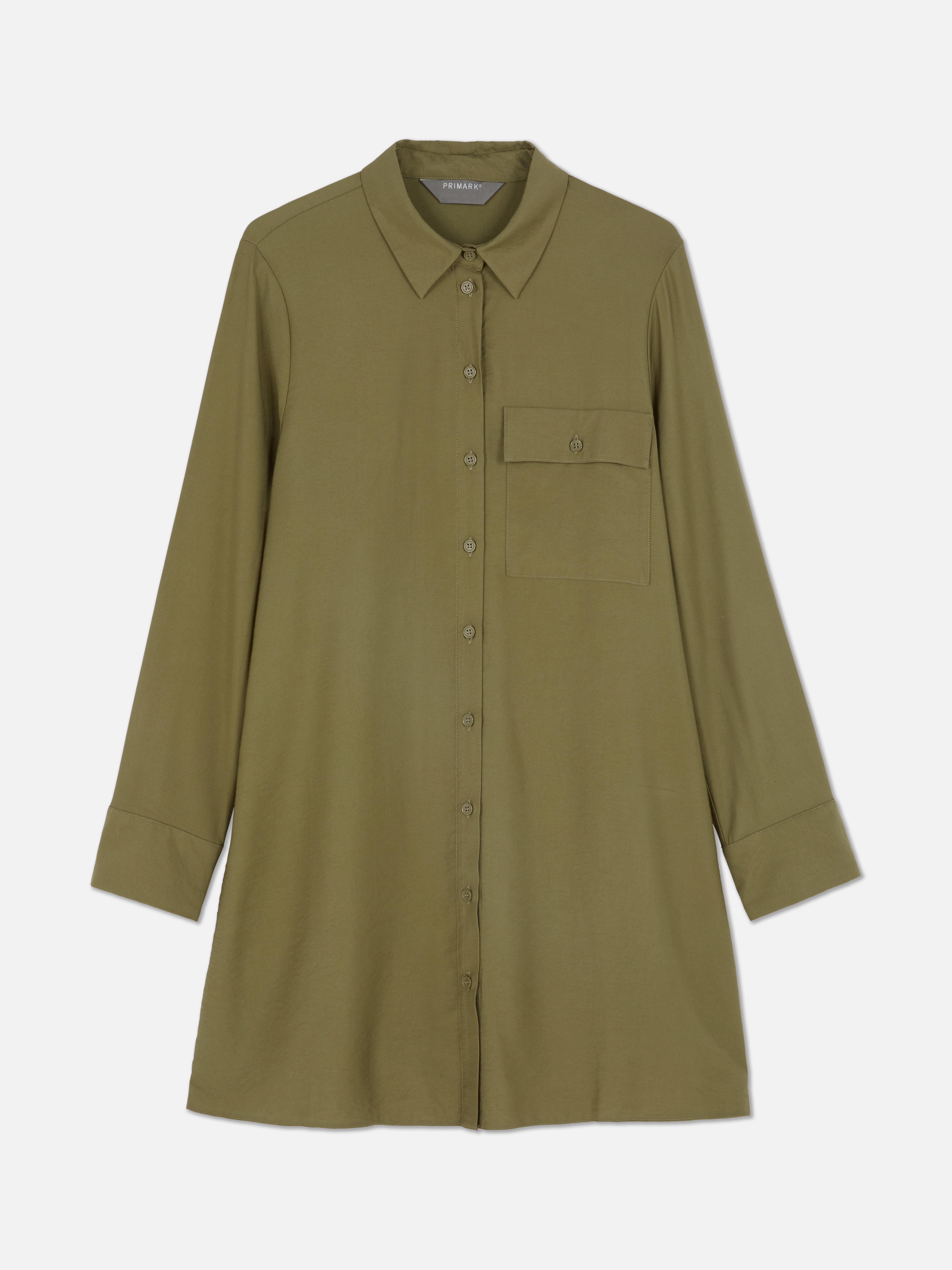 Mini Utility Shirt Dress
