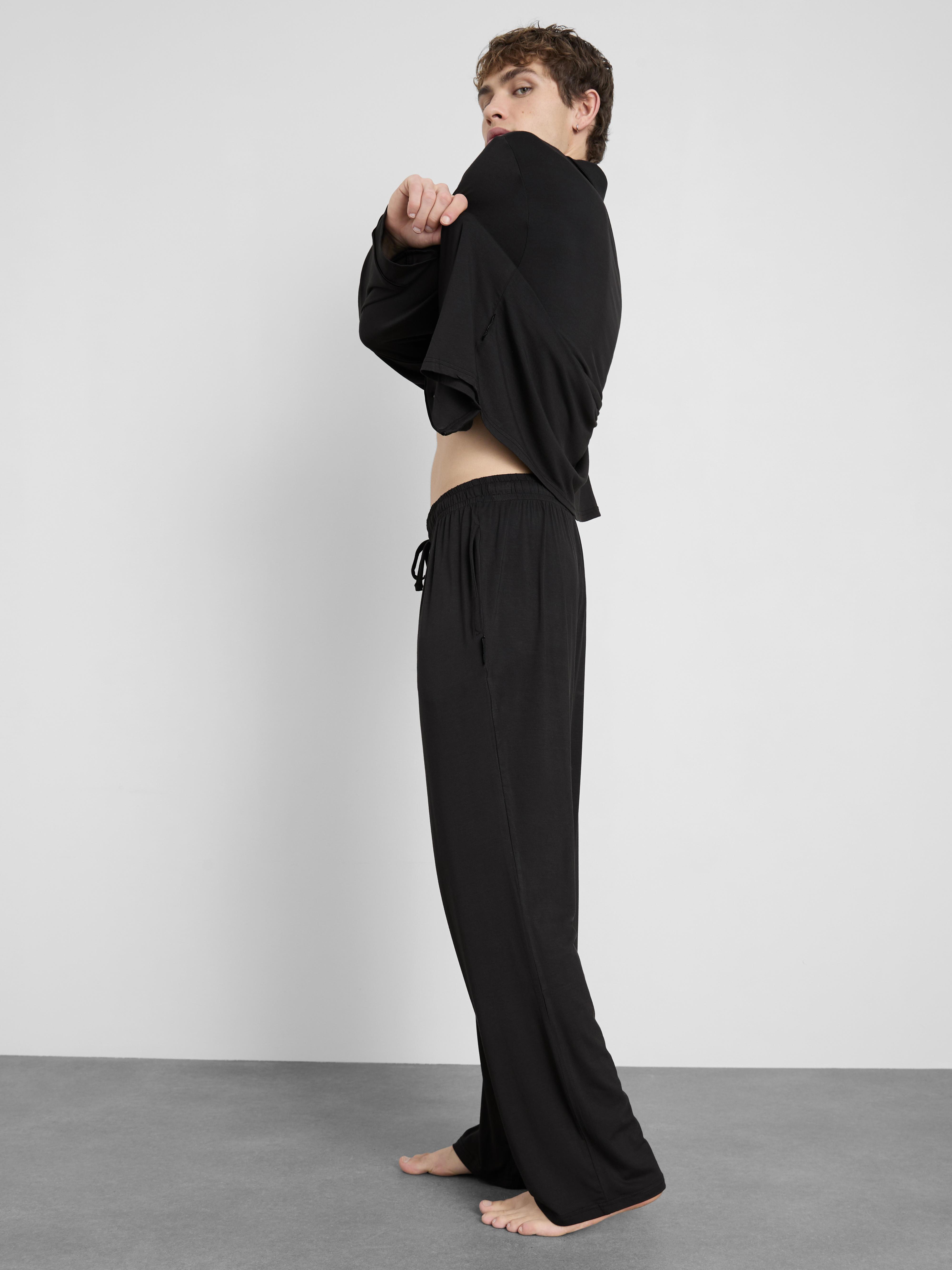 Straight-Leg Pajama Bottoms