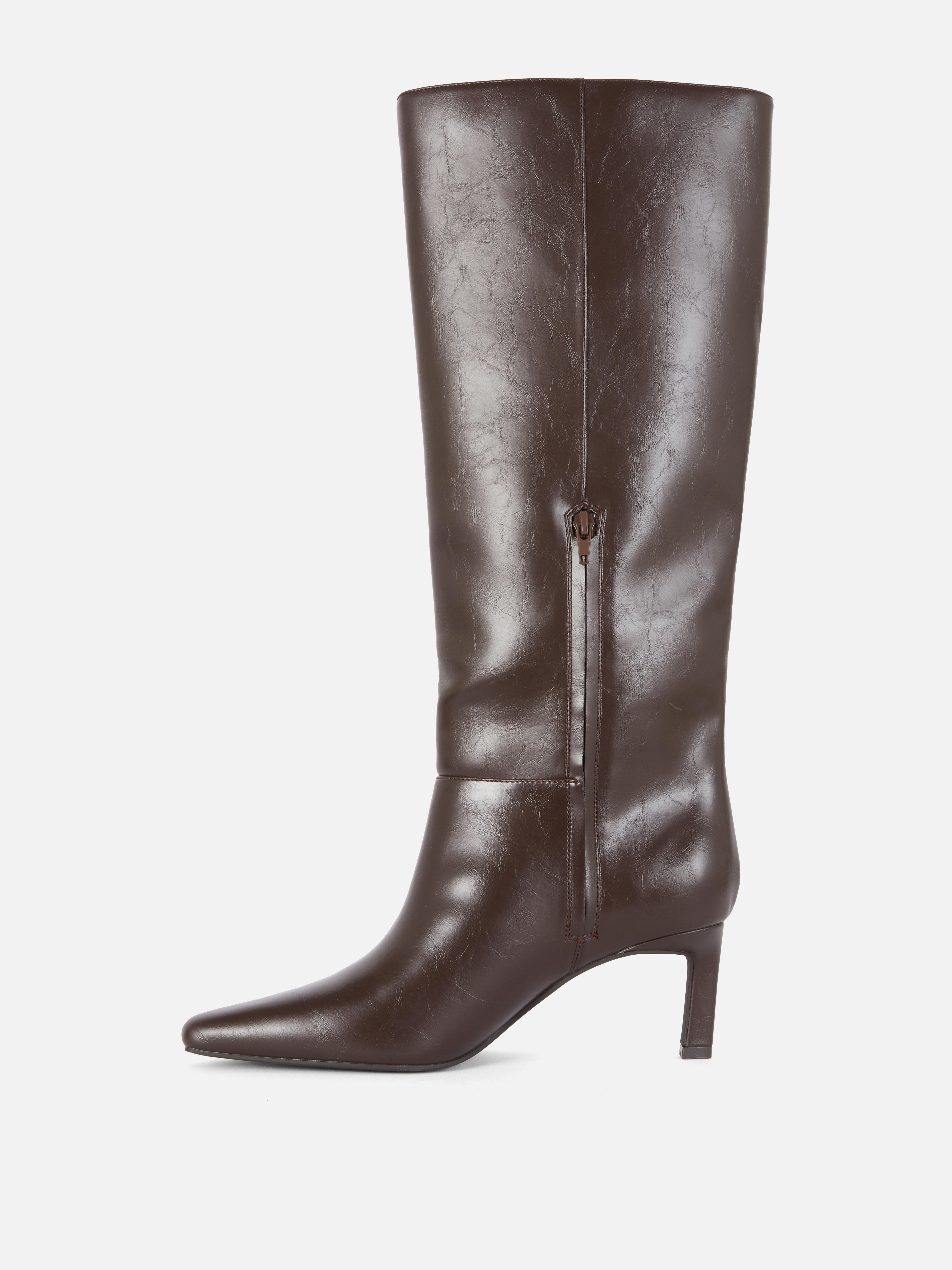 Paula Echevarría Knee High Heeled Boots