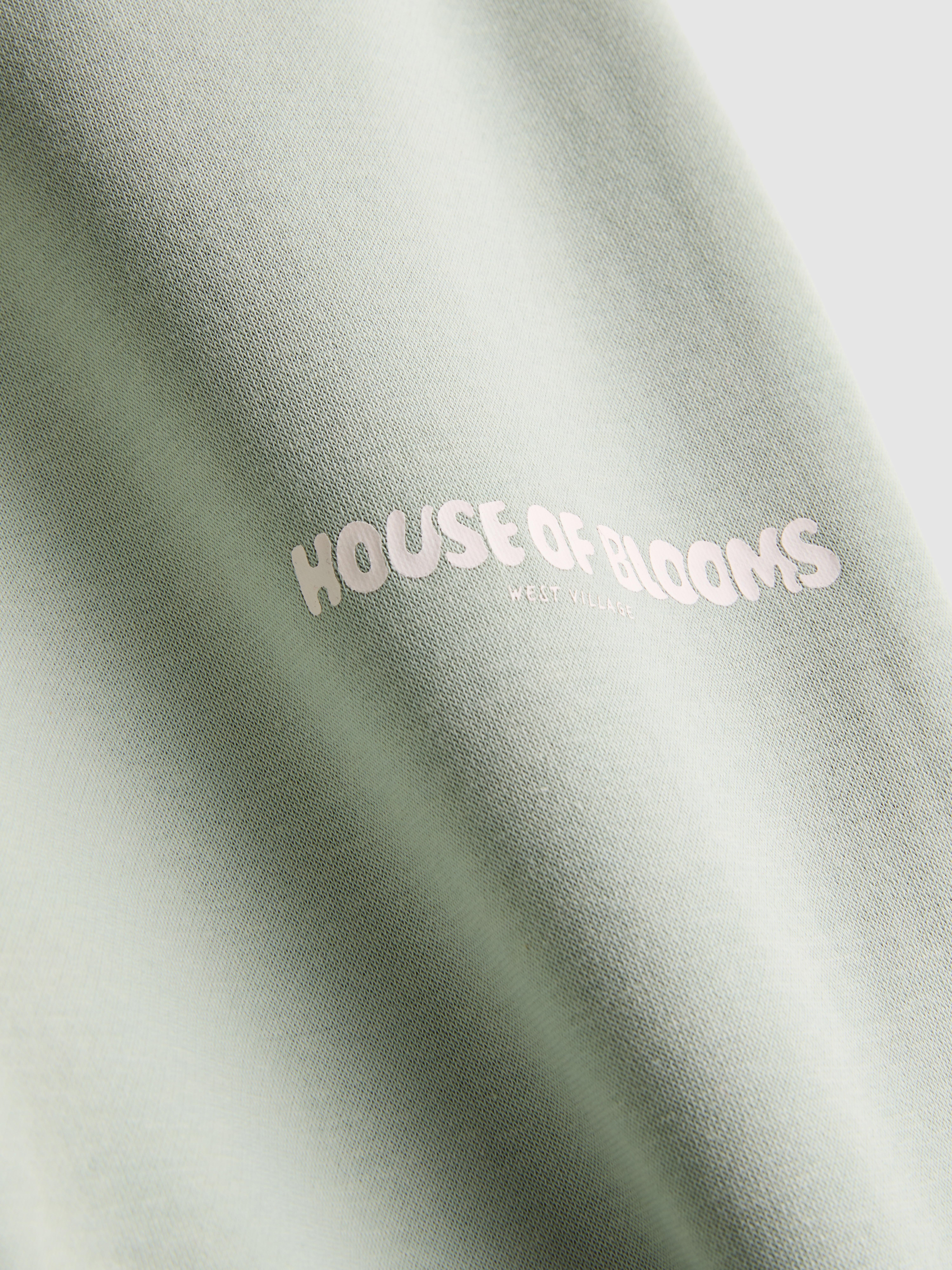 Cotton Blend Printed Skinny Joggers