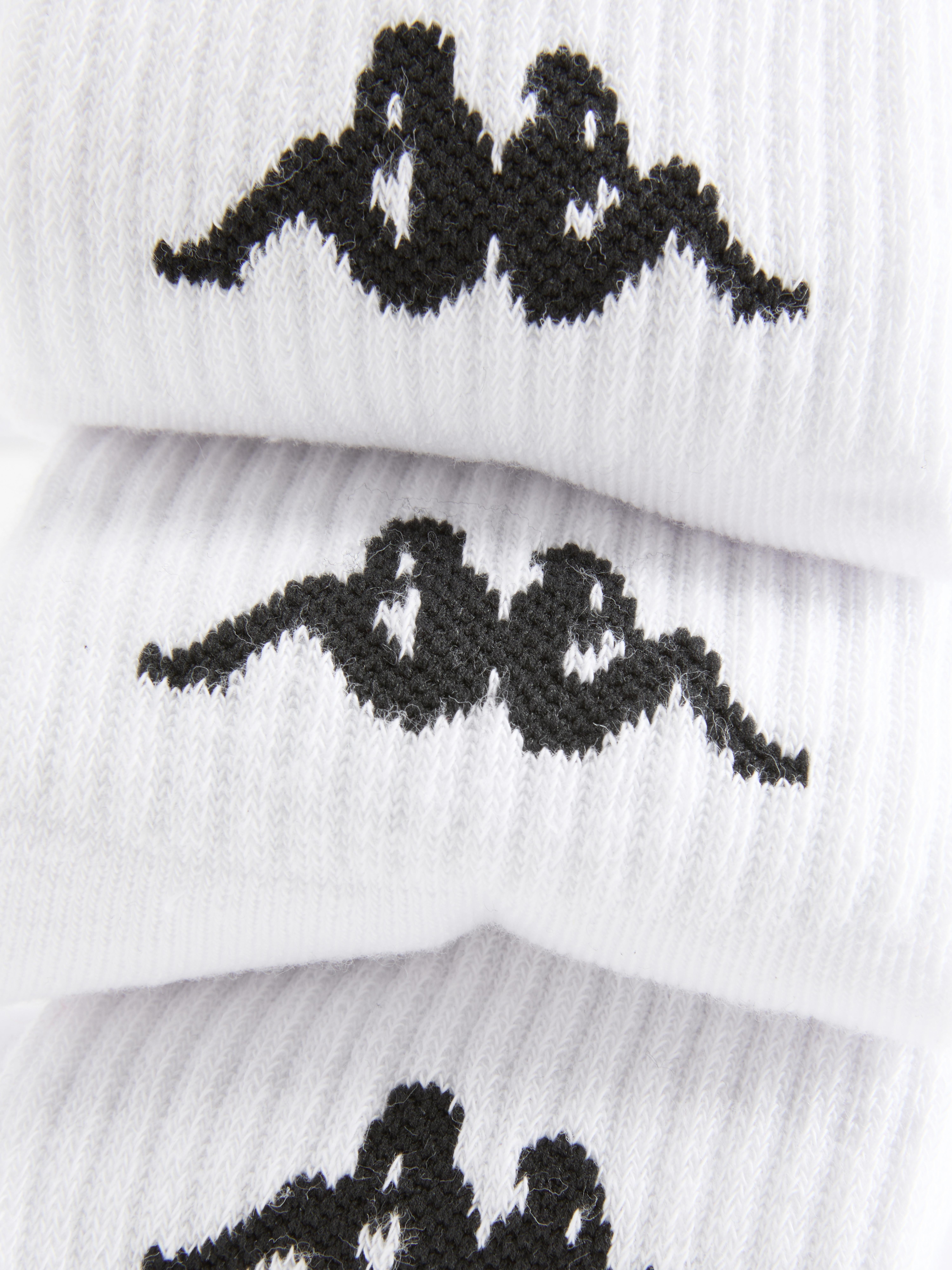 3pk Kappa Quarter Crew Socks