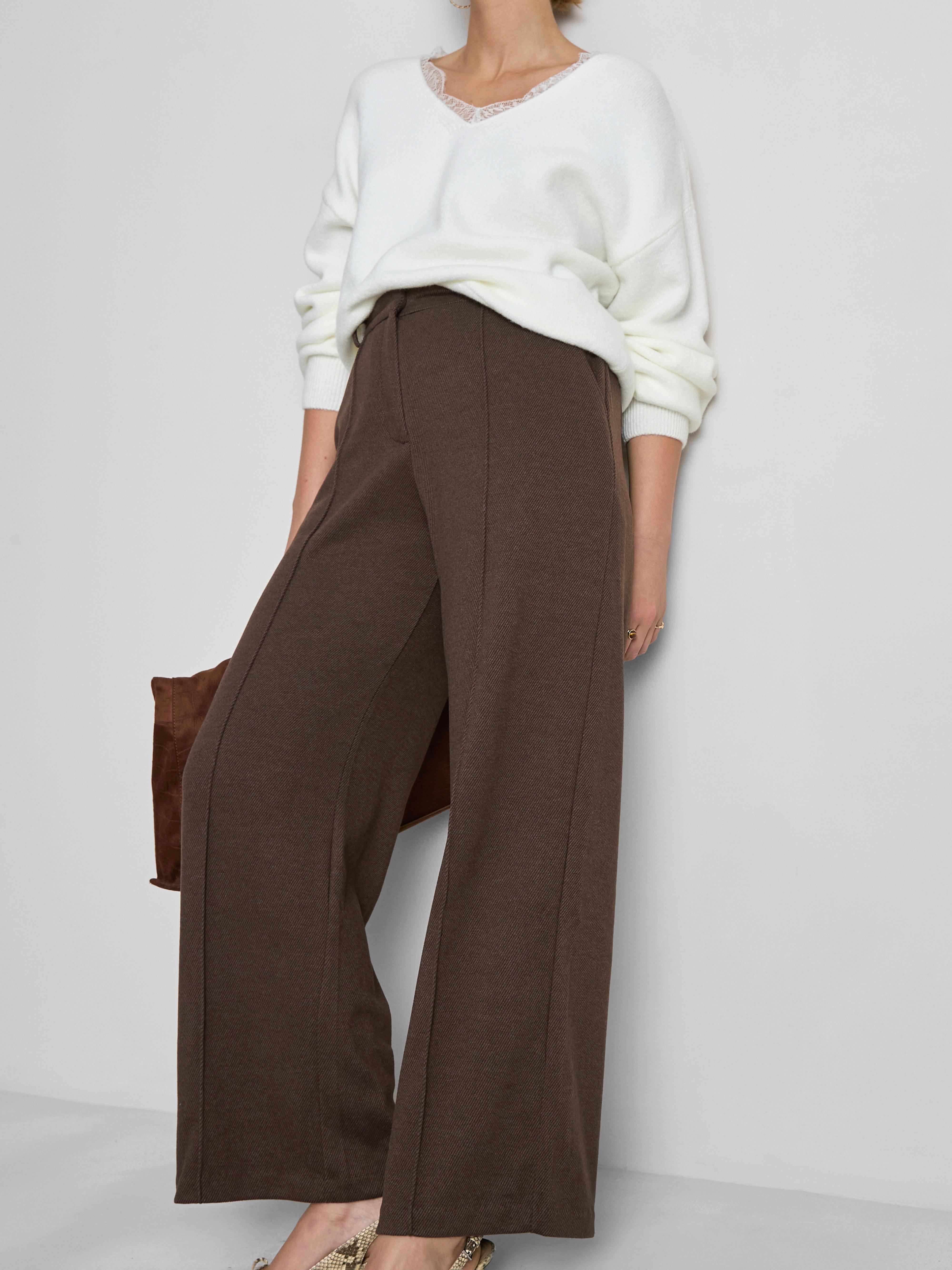 Tailored Straight Leg Pants