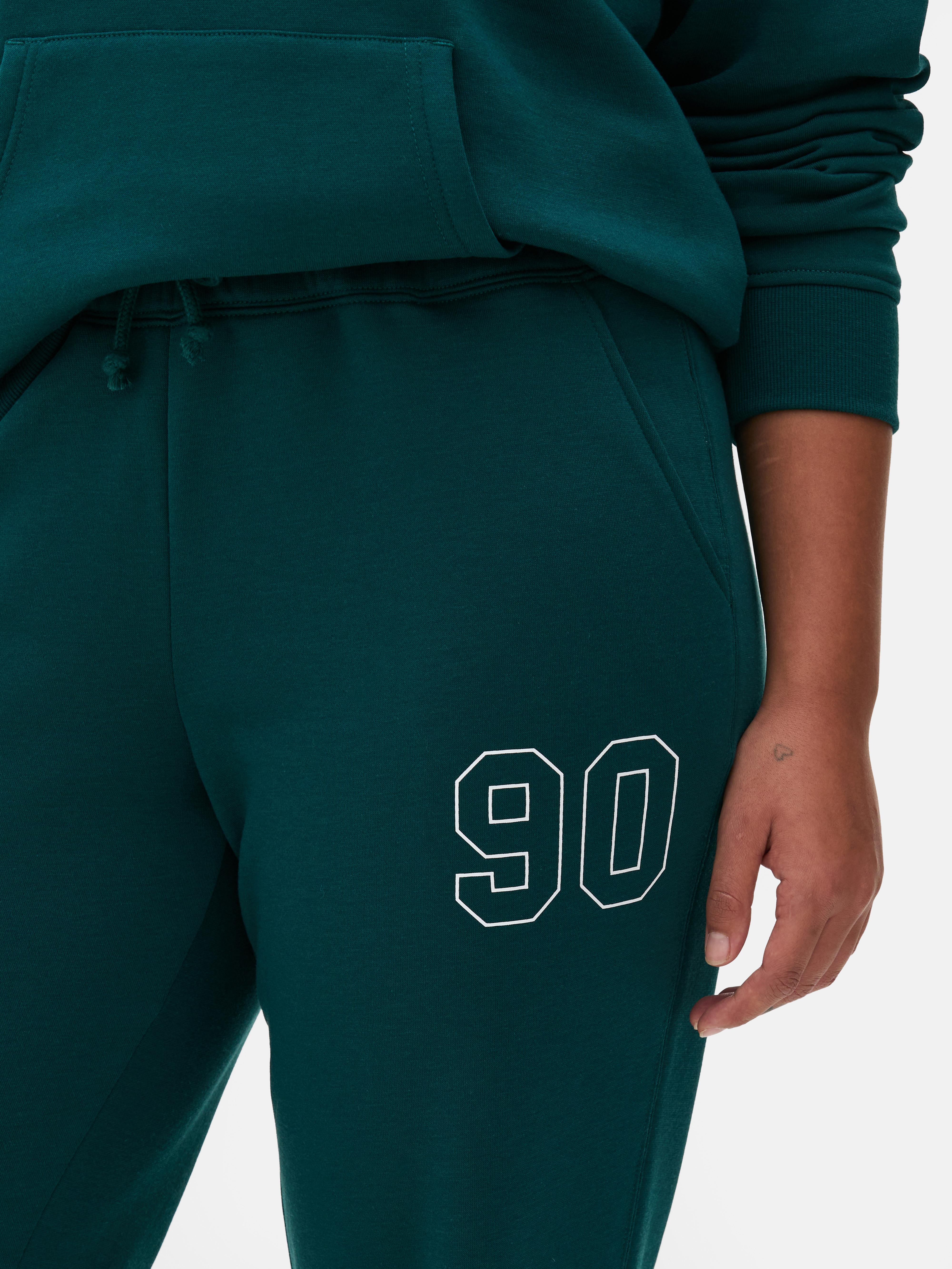 Cuffed Printed Sweatpants