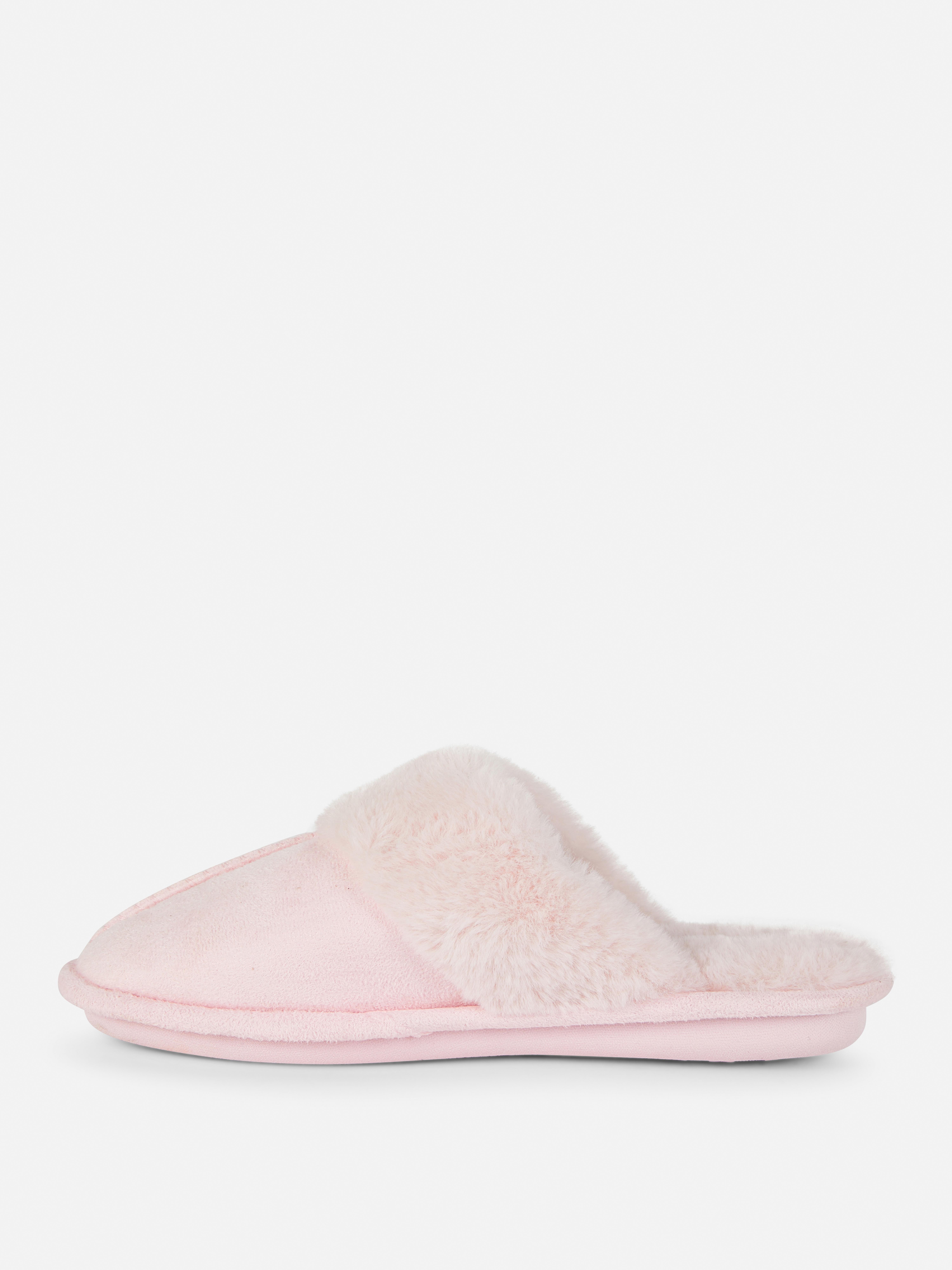 Plush Mule Slippers