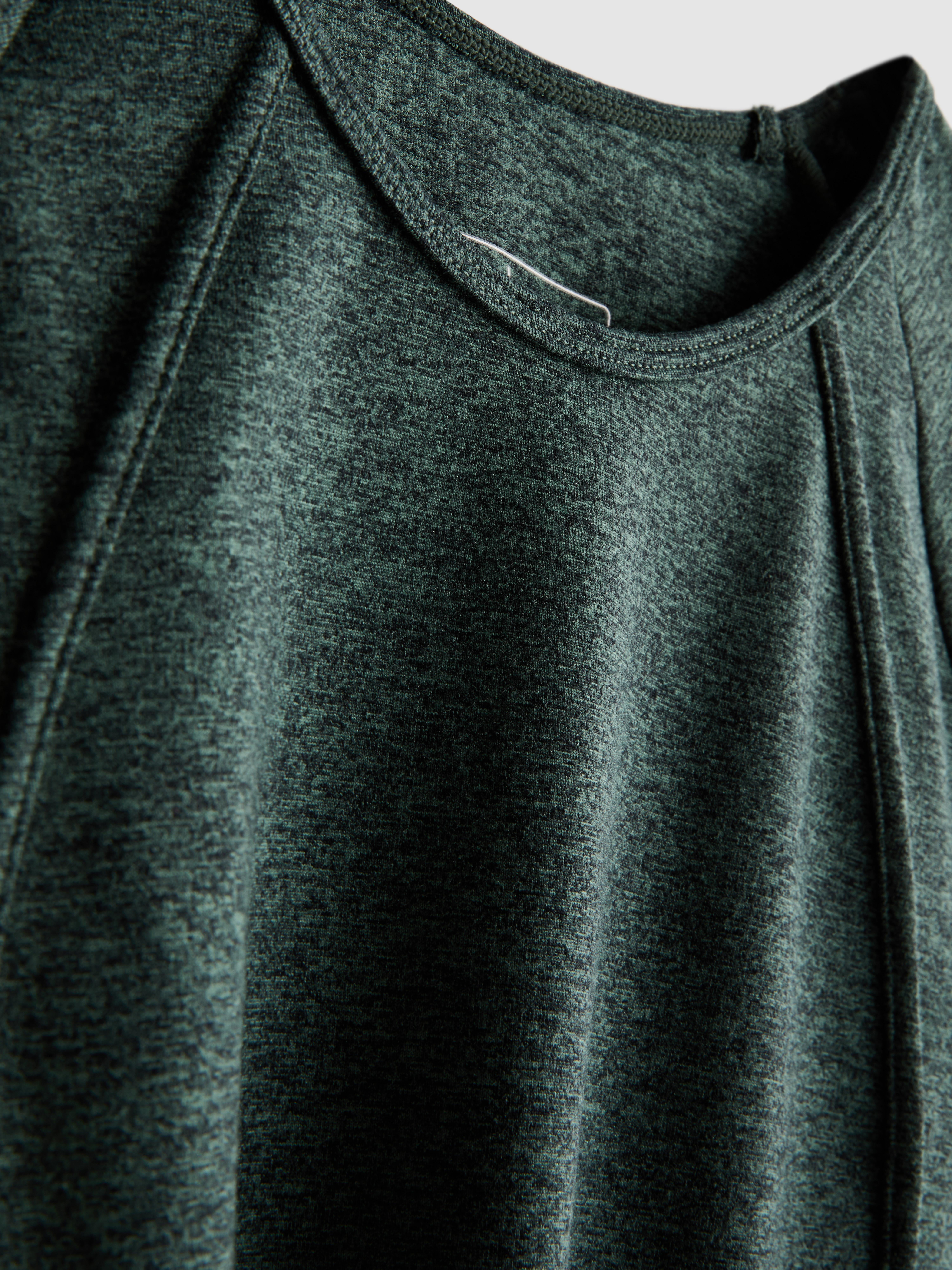 Cropped Marl Active Top