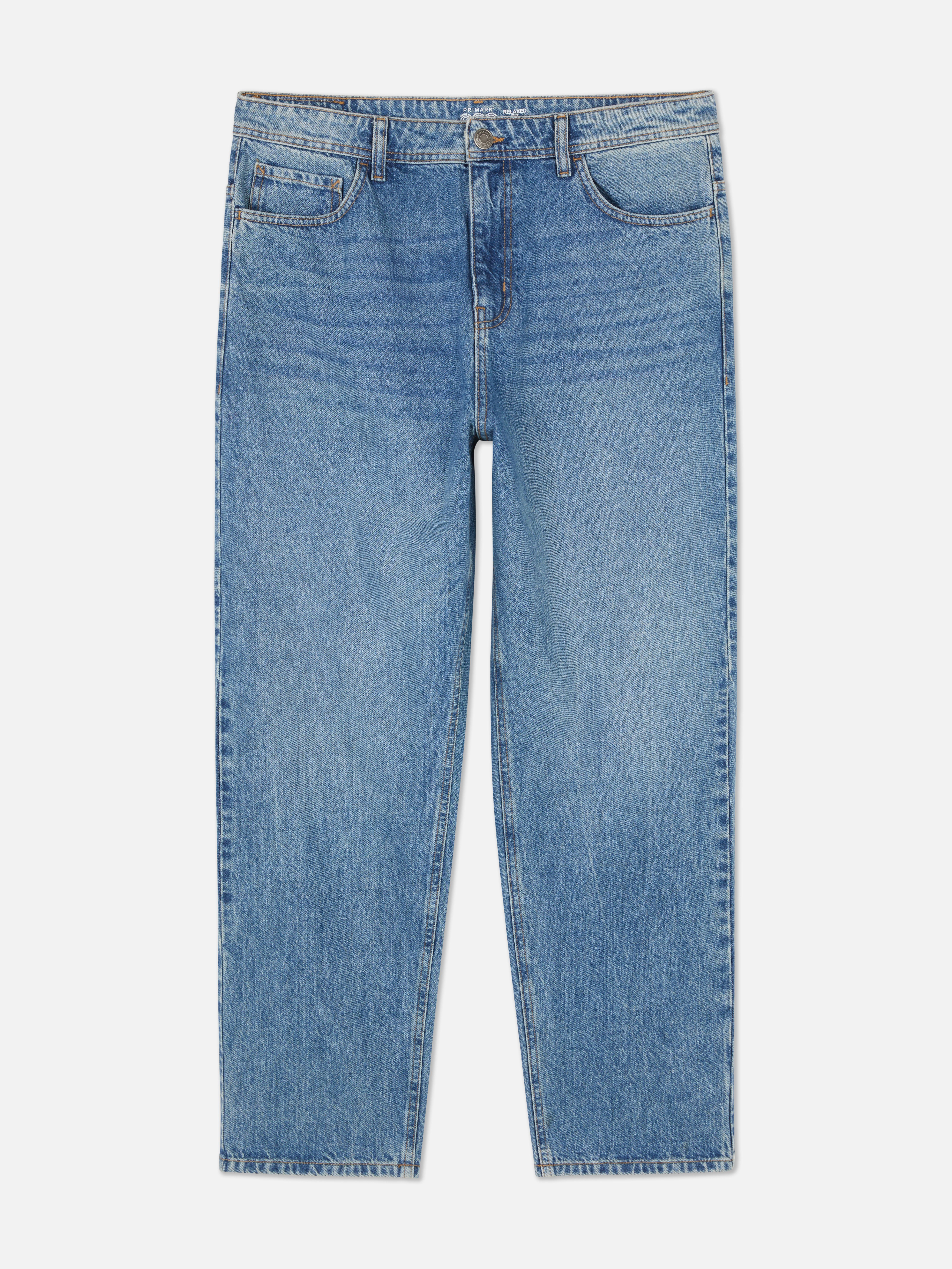 High-Waisted Relaxed Jeans