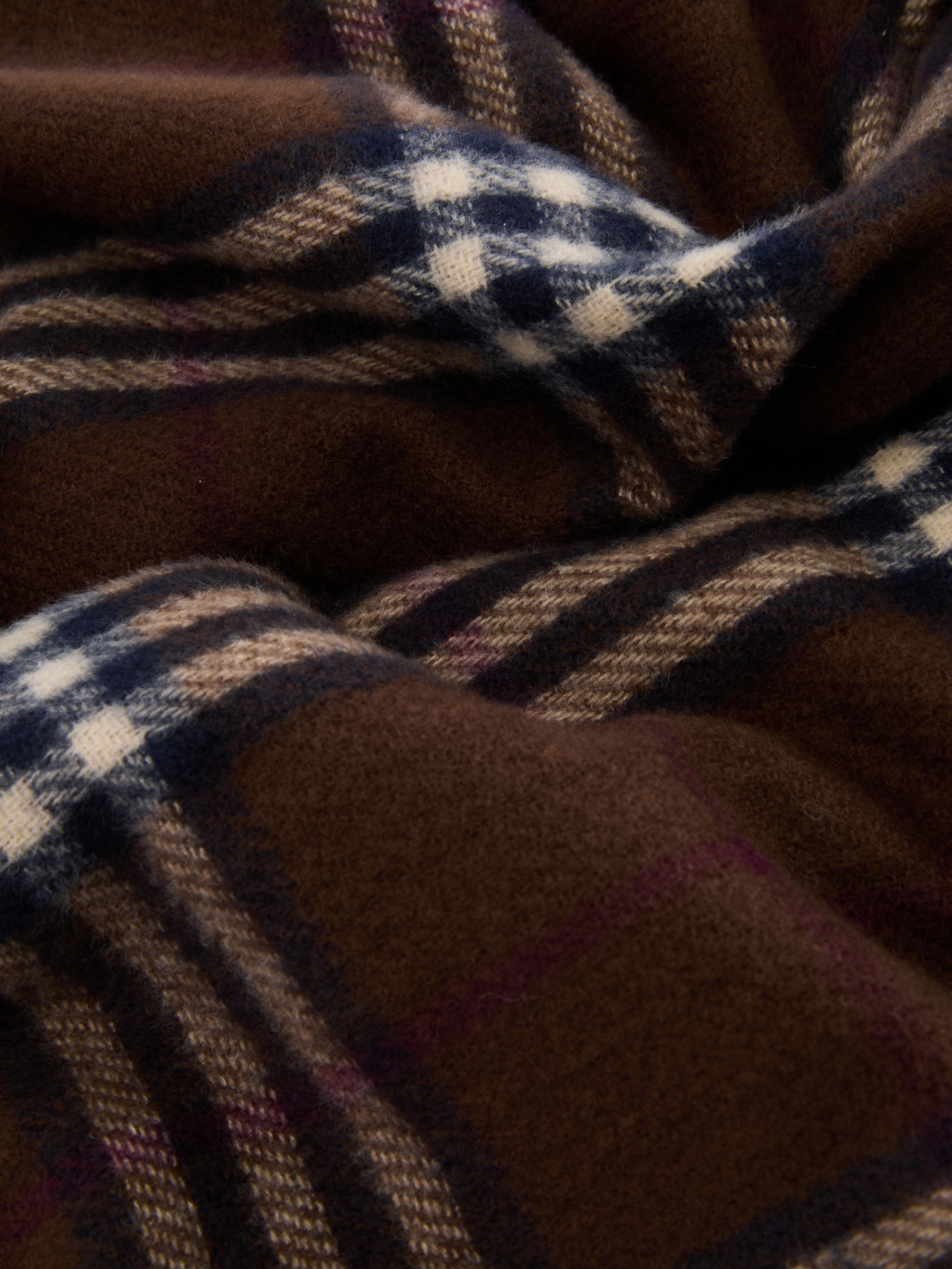 Printed Tassel Scarf