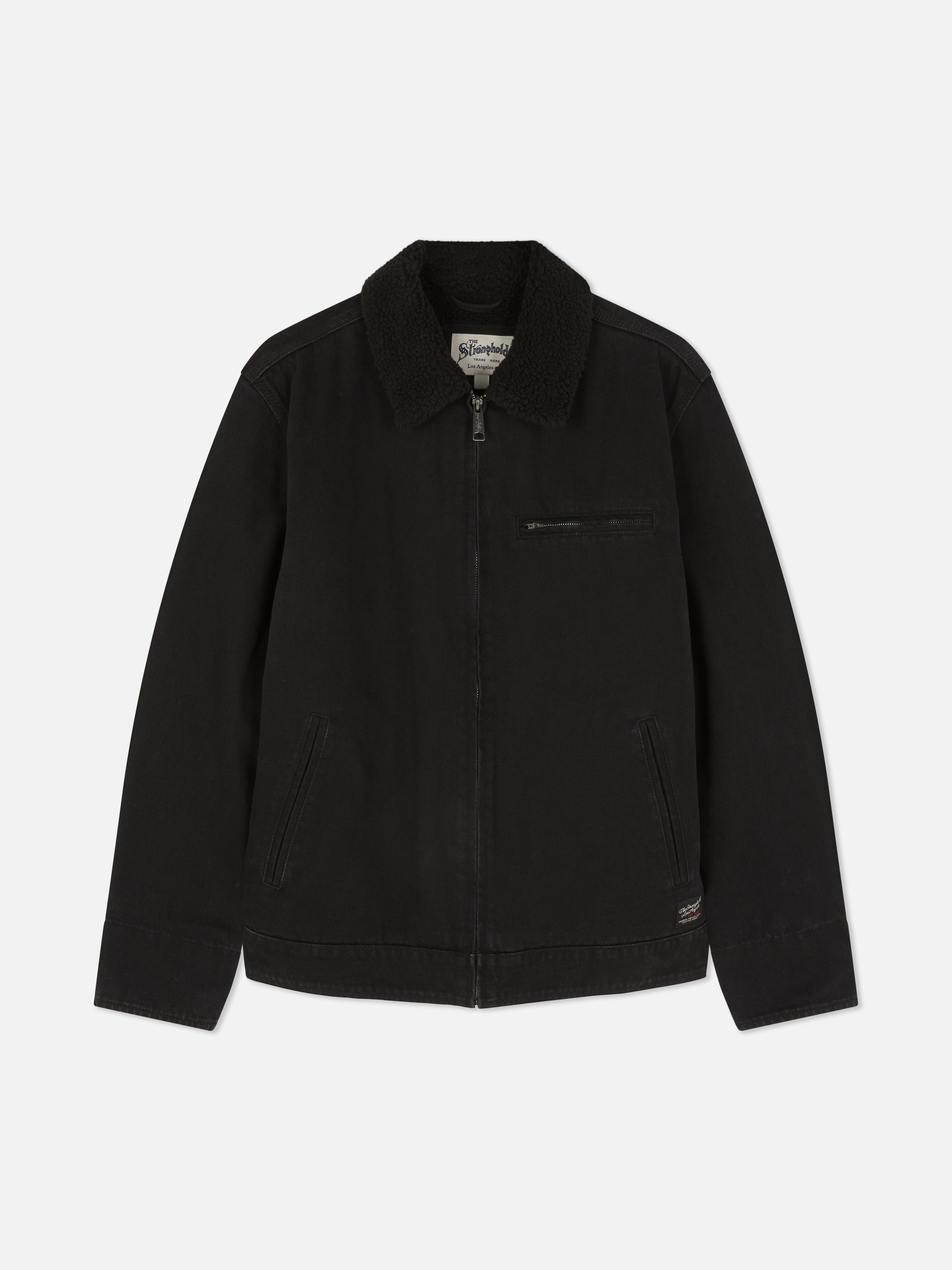 The Stronghold Fleece Collar Canvas Jacket