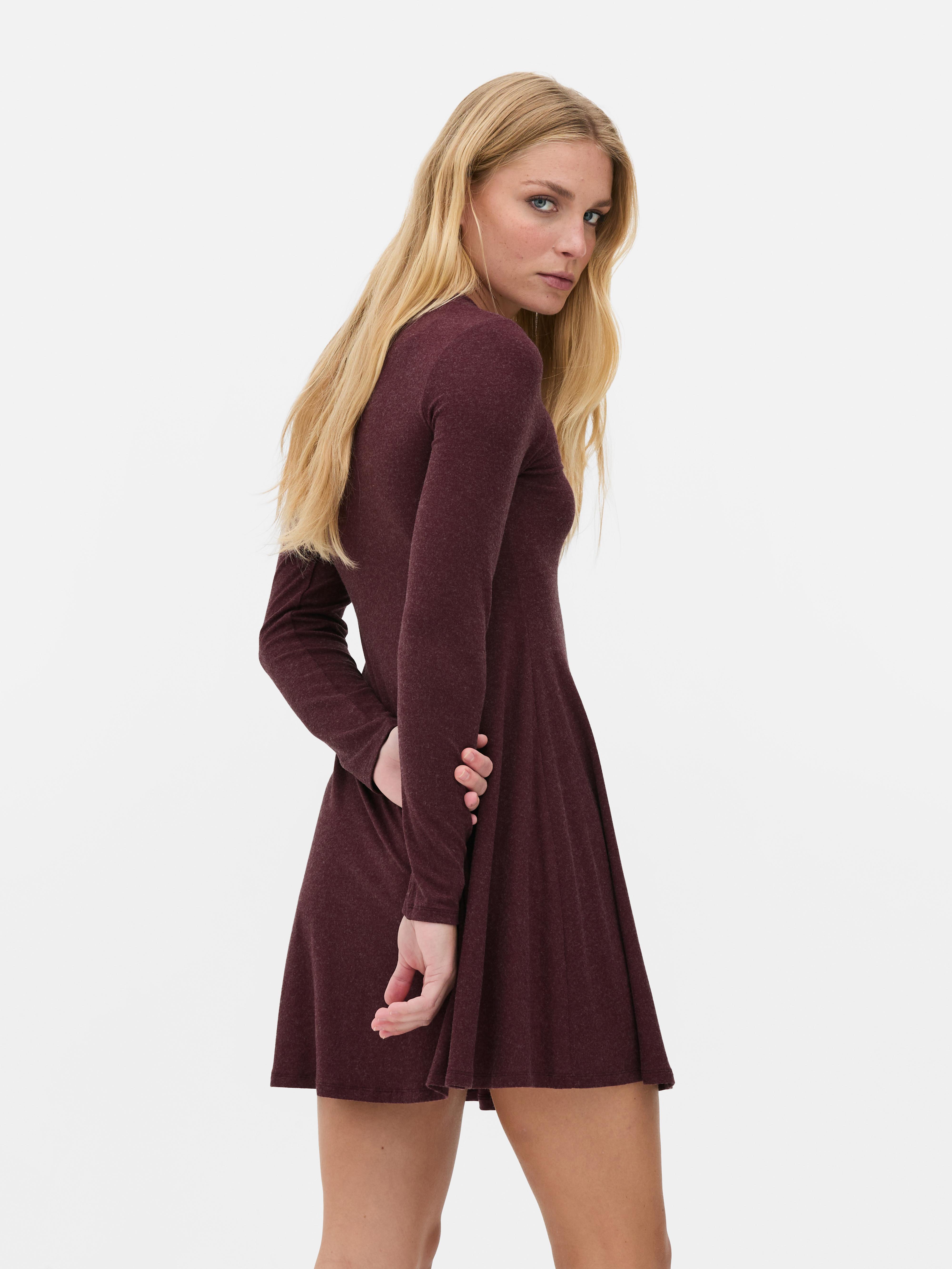Cozy Skater Mini Dress