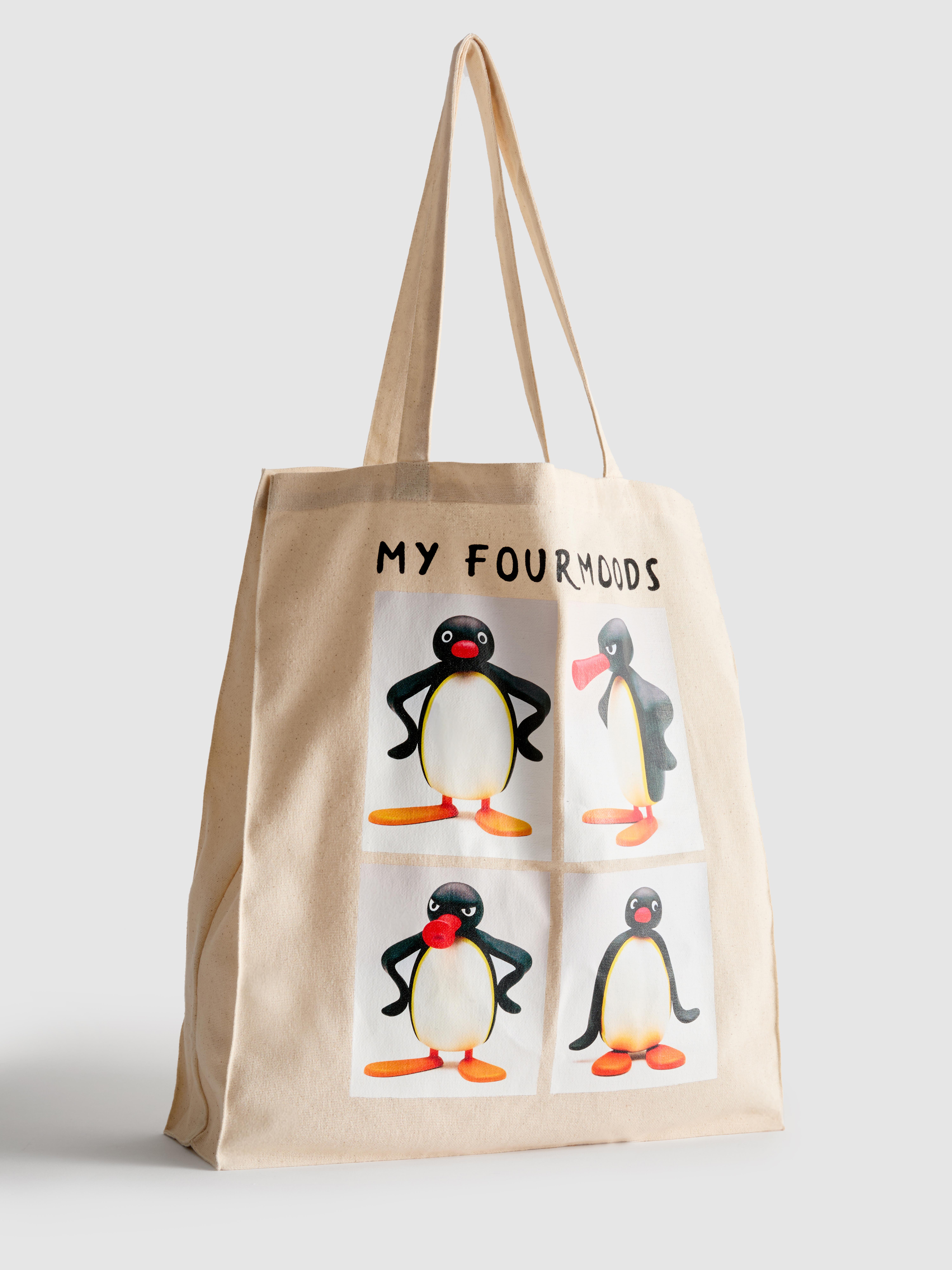 Pingu Four Moods Canvas Bag