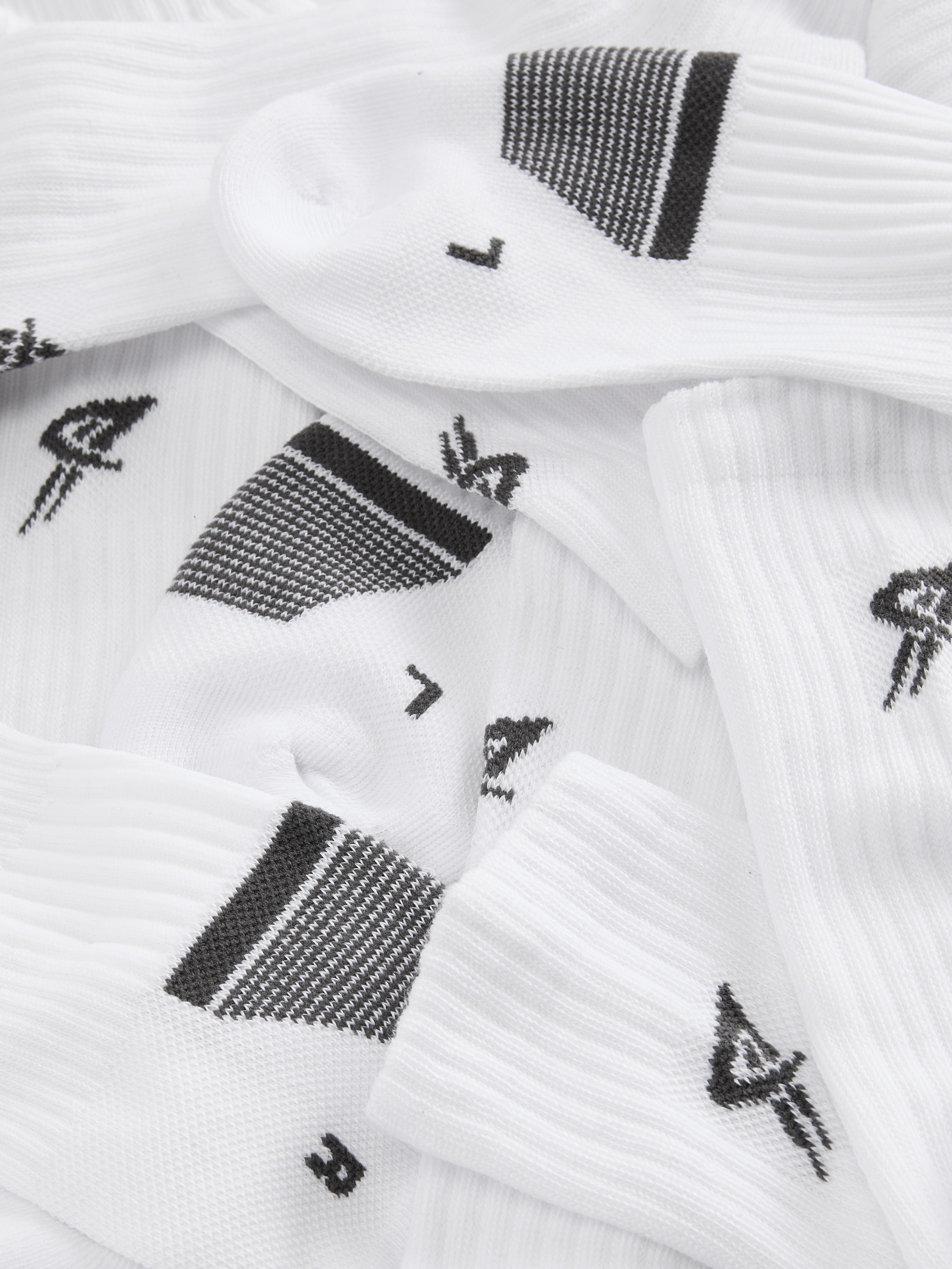 5pk Ribbed Performance Socks