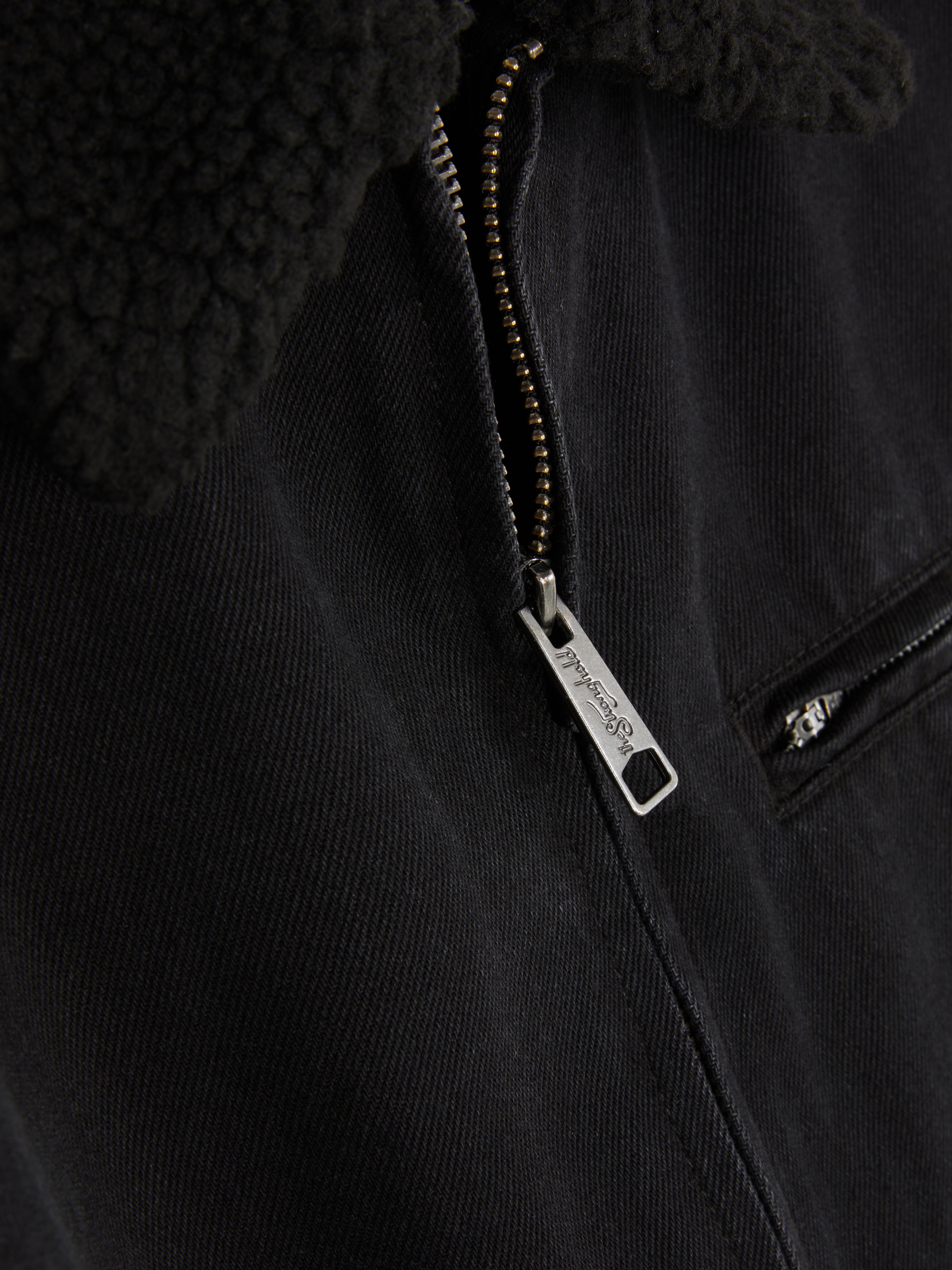The Stronghold Fleece Collar Canvas Jacket