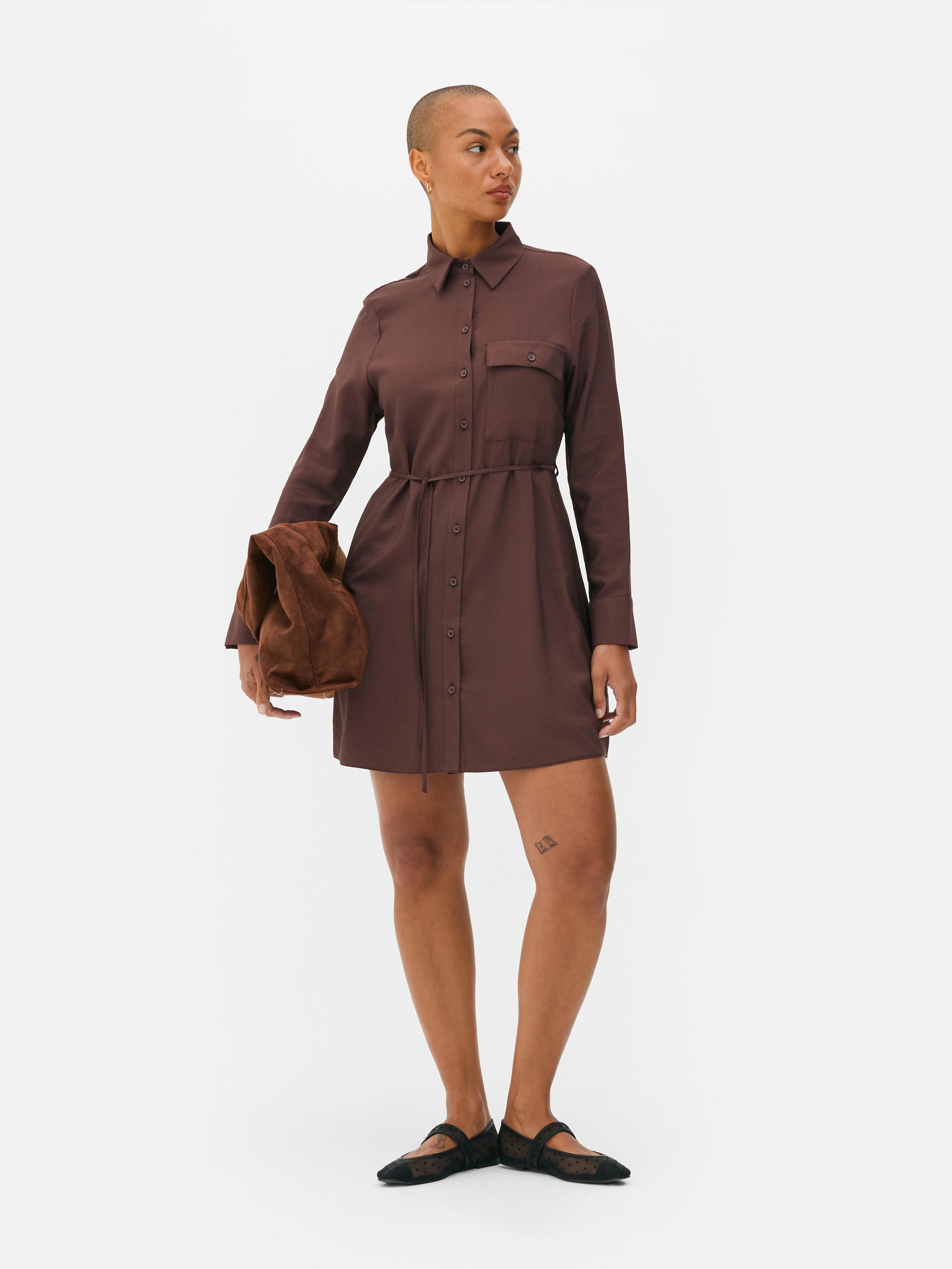 Mini Utility Shirt Dress