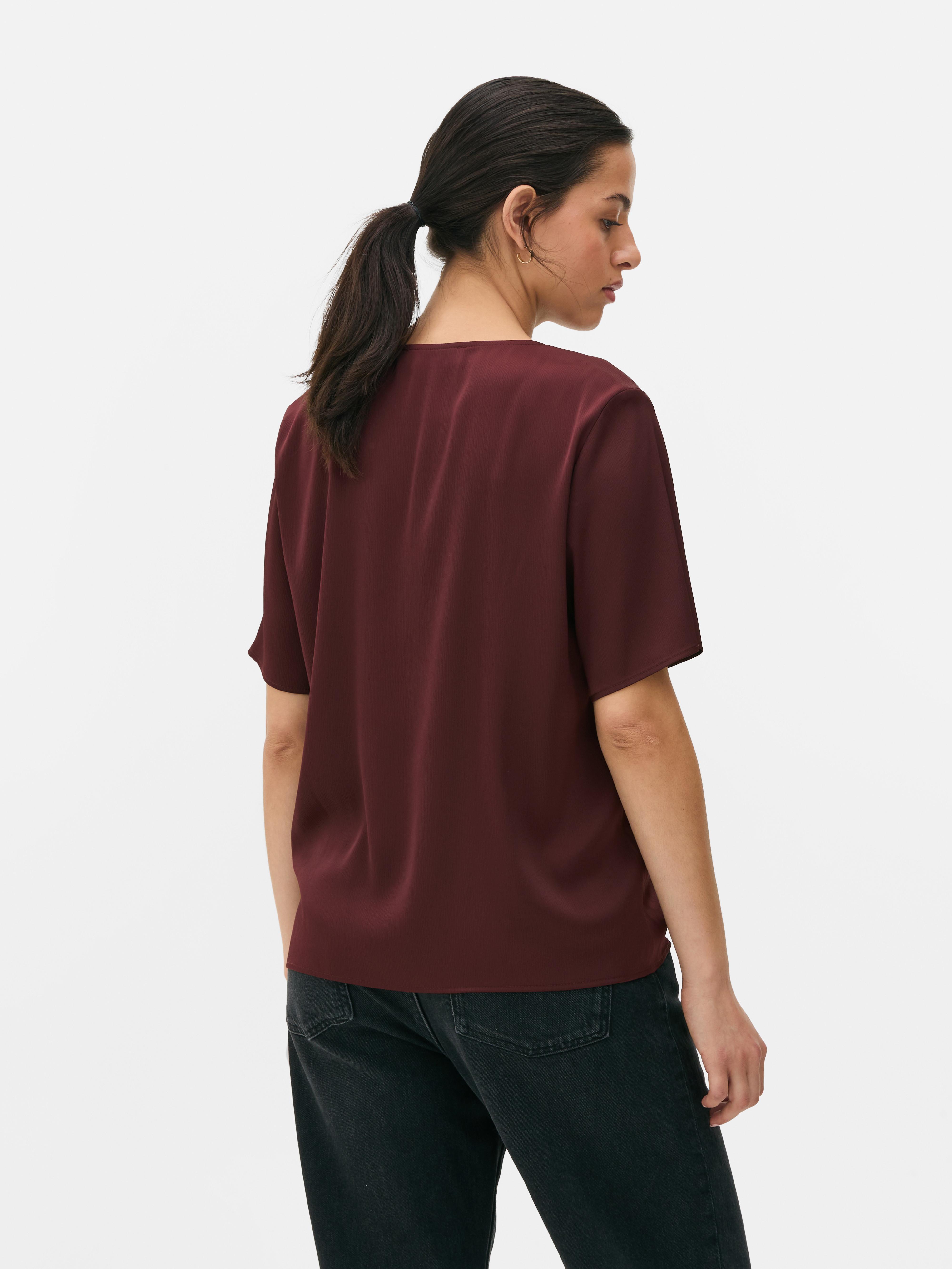 Relaxed Satin Tee