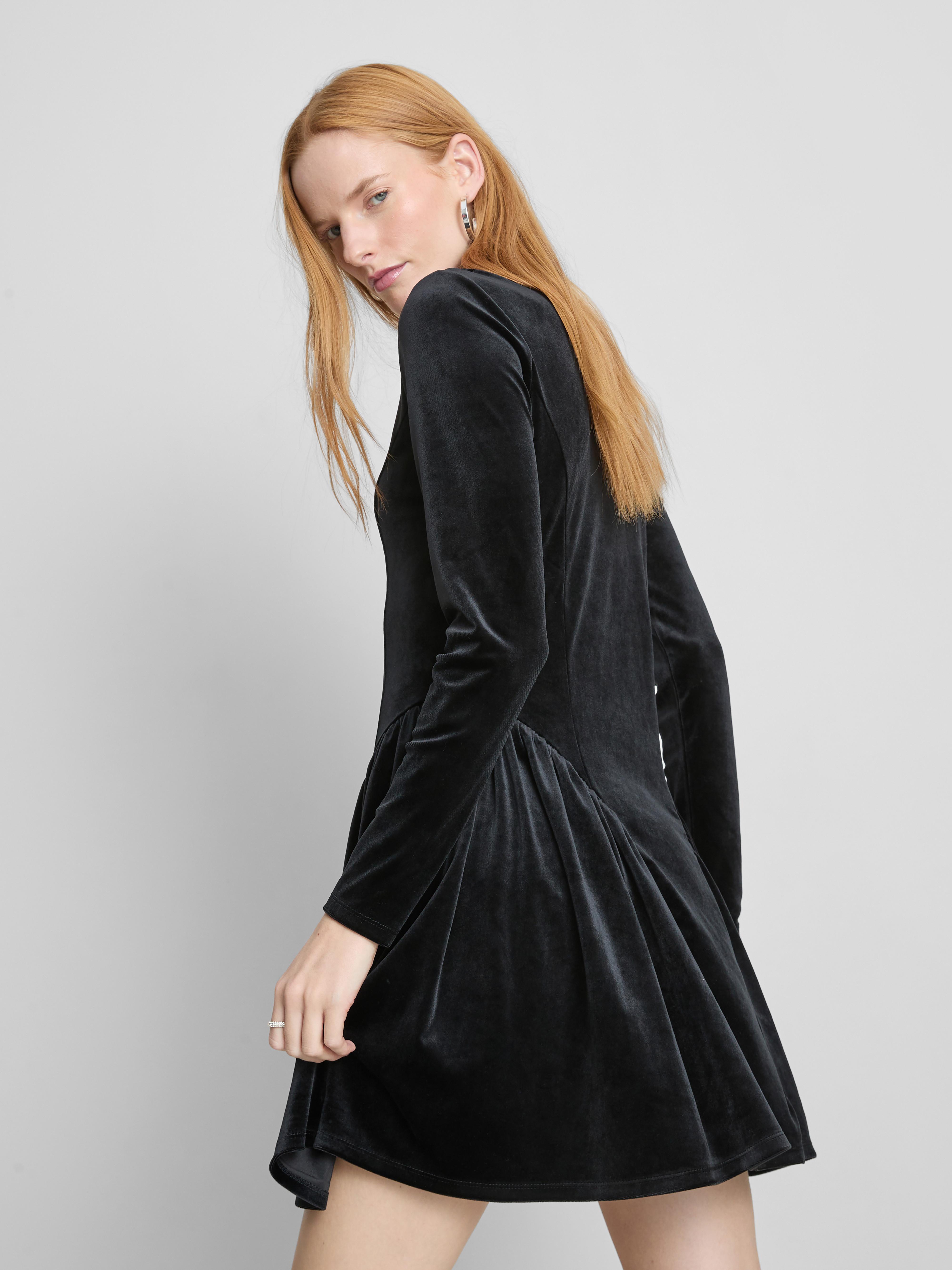 Christmas Velvet Skater Dress