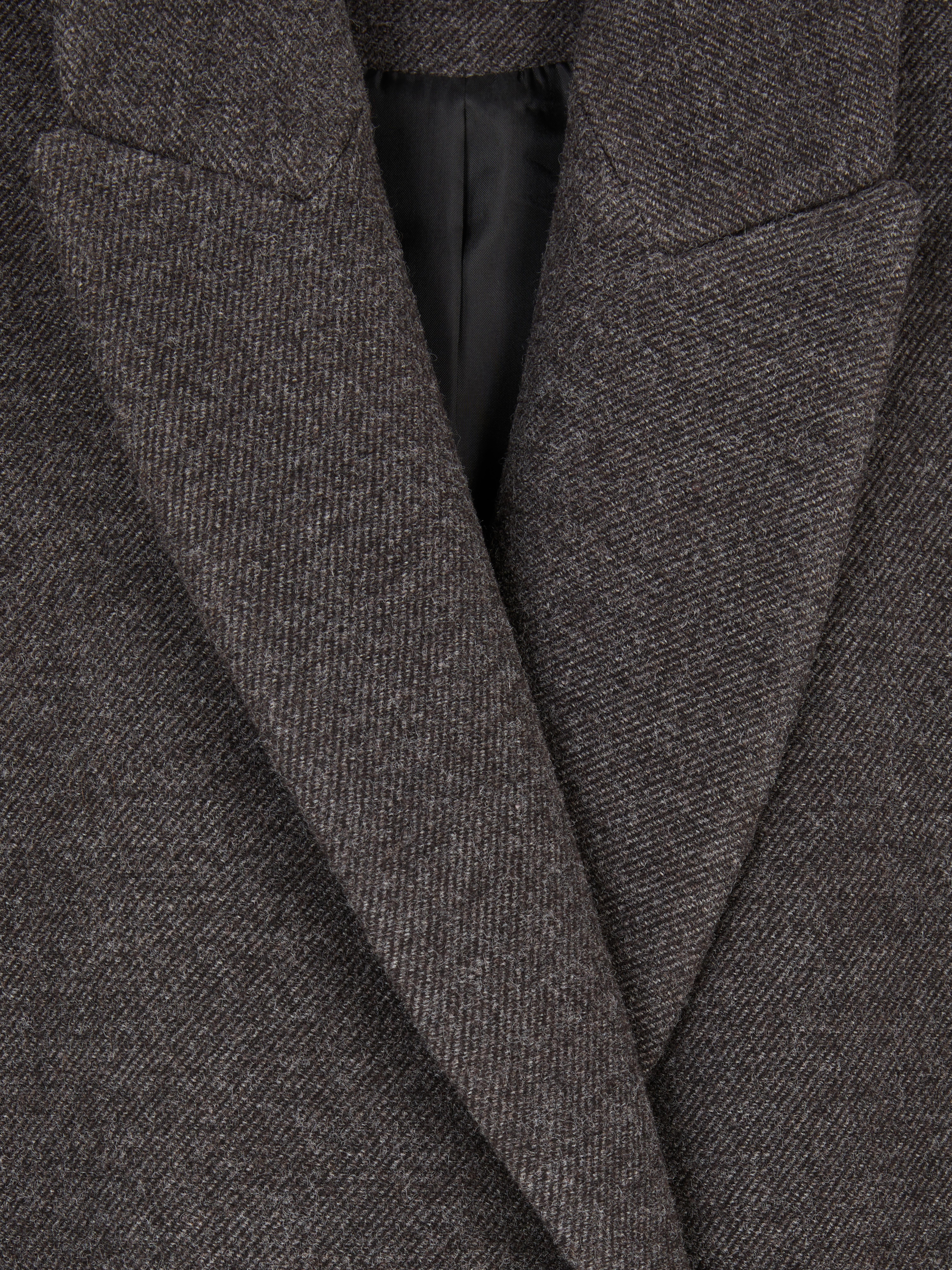 Single-Breasted Longline Coat