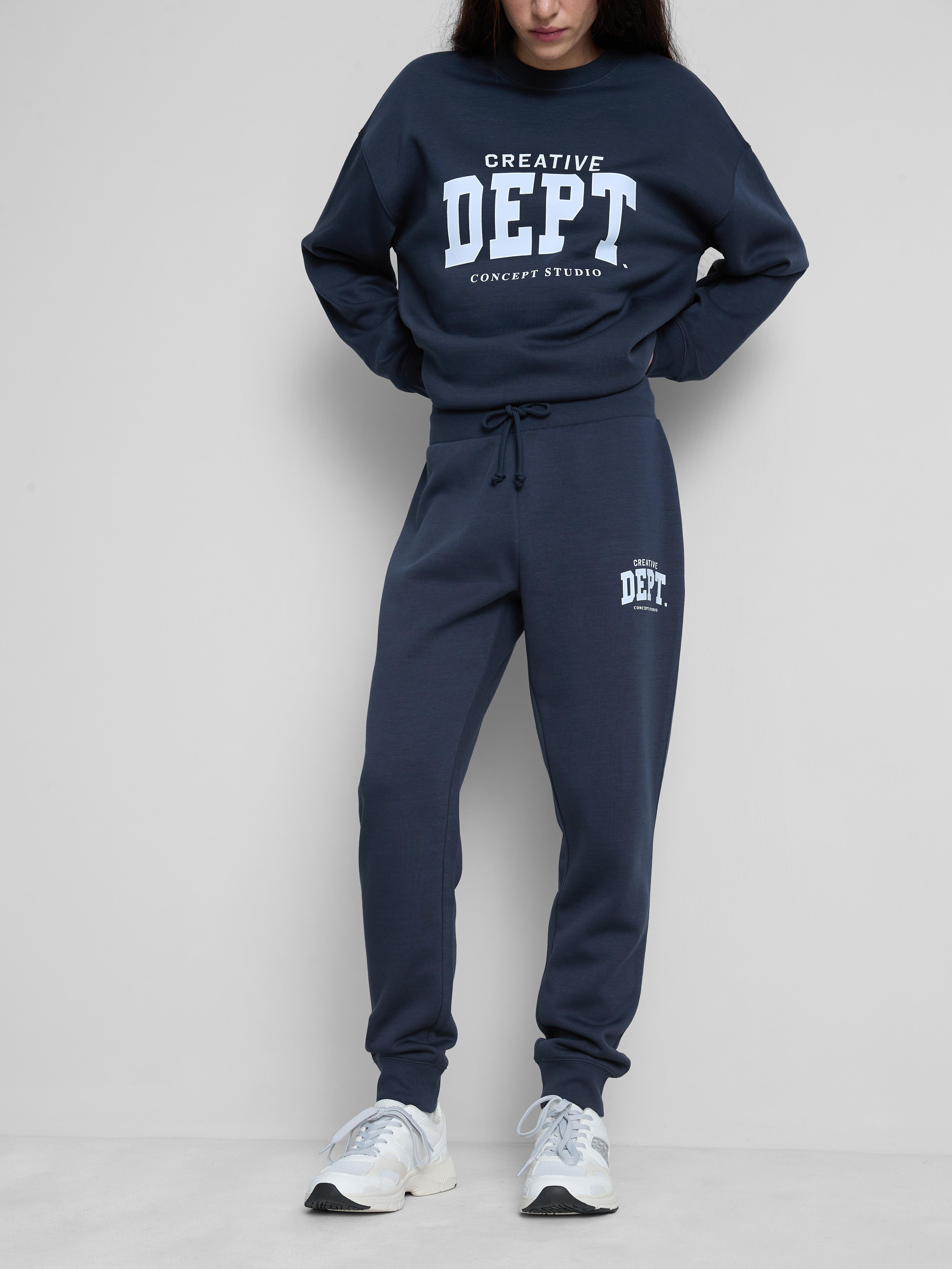 Cotton Blend Printed Skinny Joggers