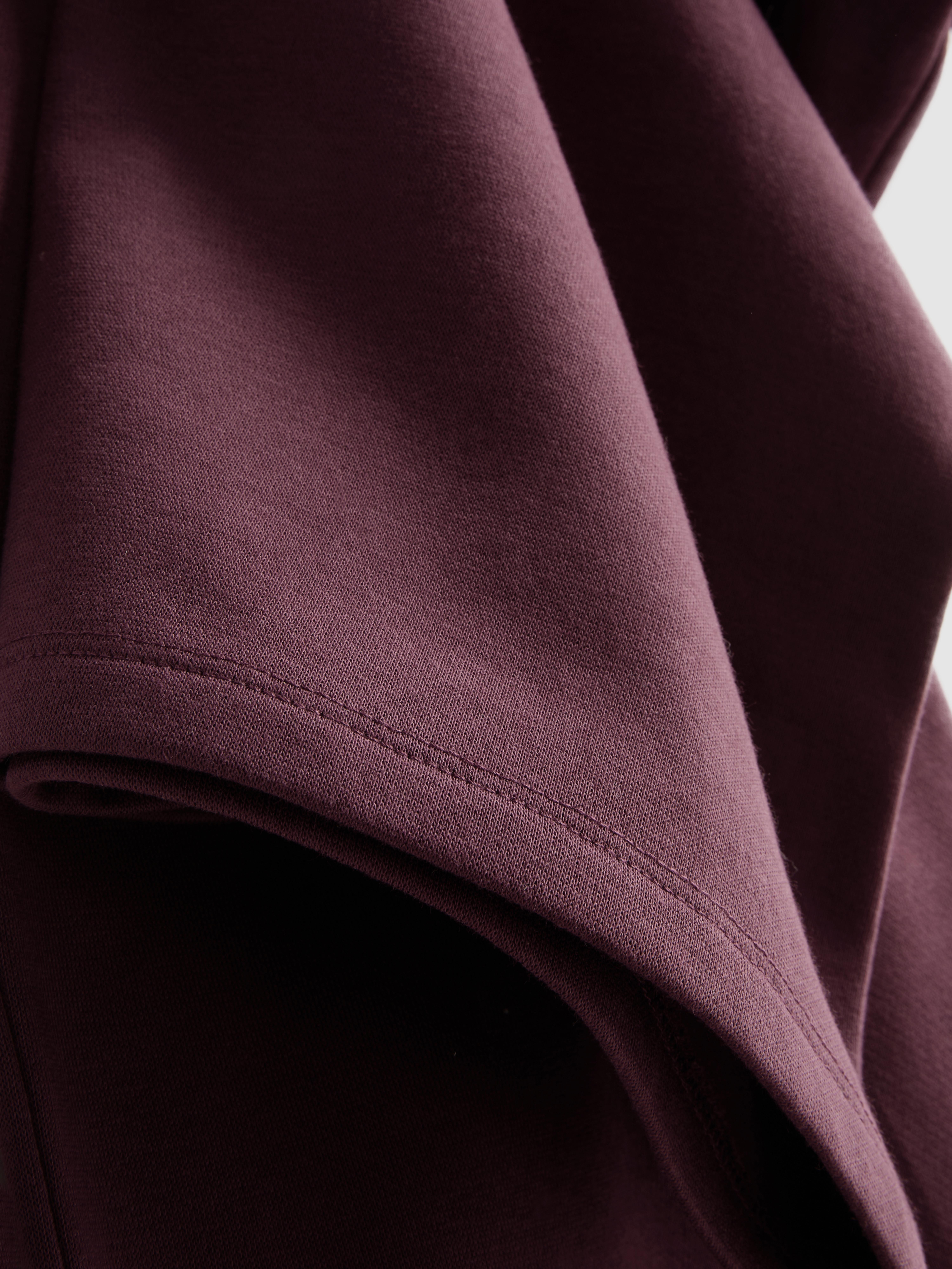 Cotton Blend Wide Leg Sweatpants