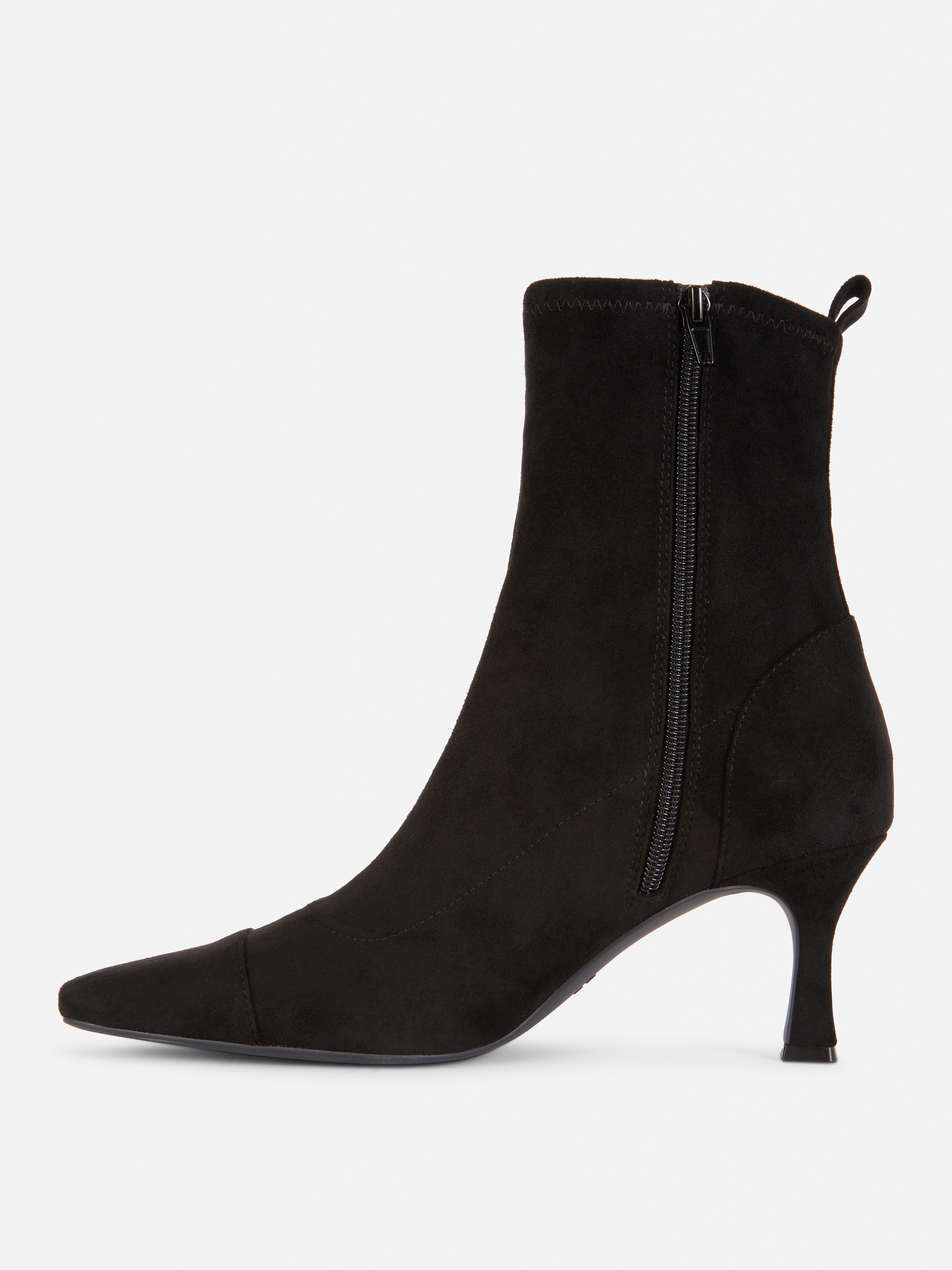 Mid Stiletto Ankle Boots