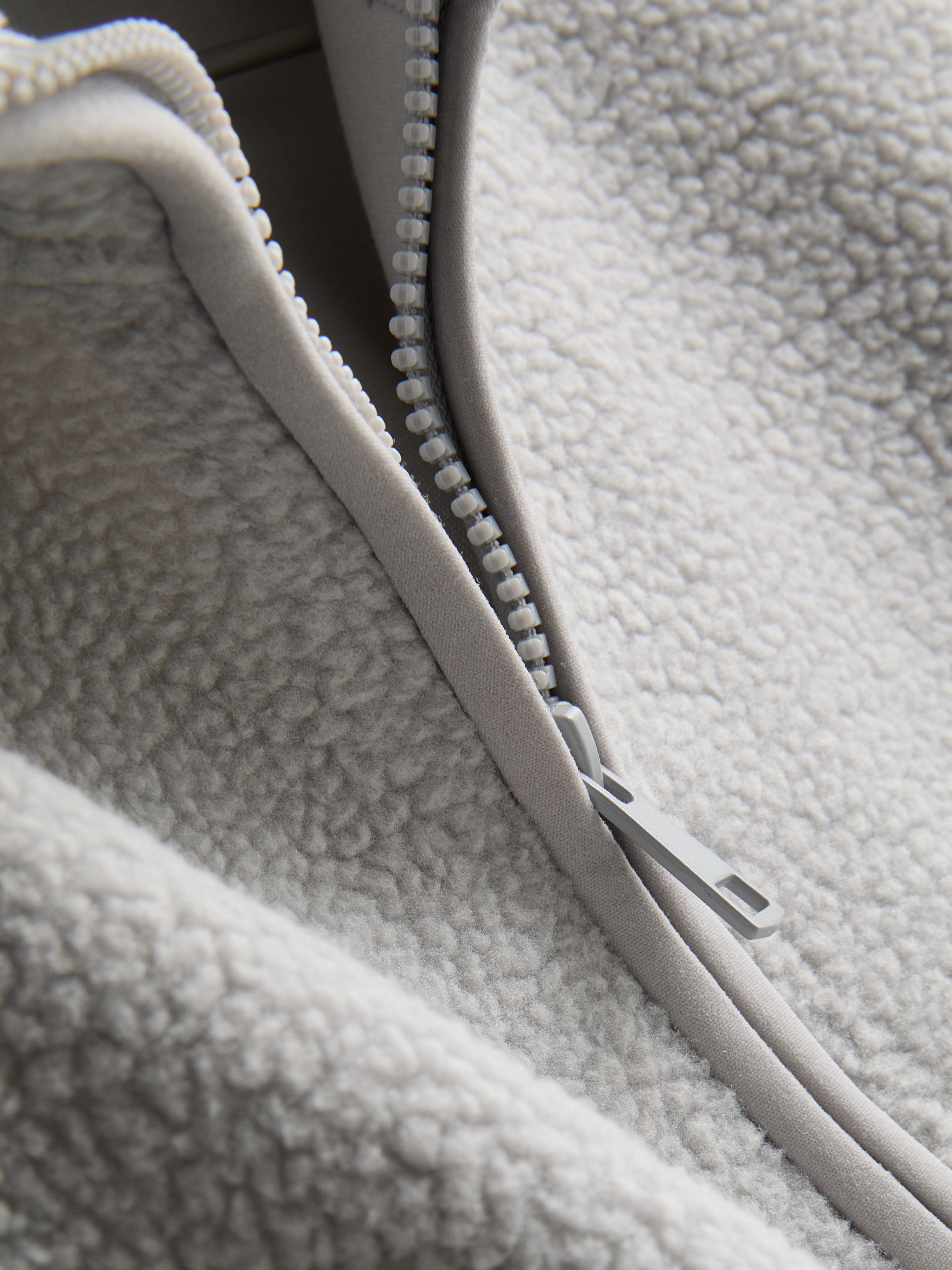 Half Zip Borg Fleece