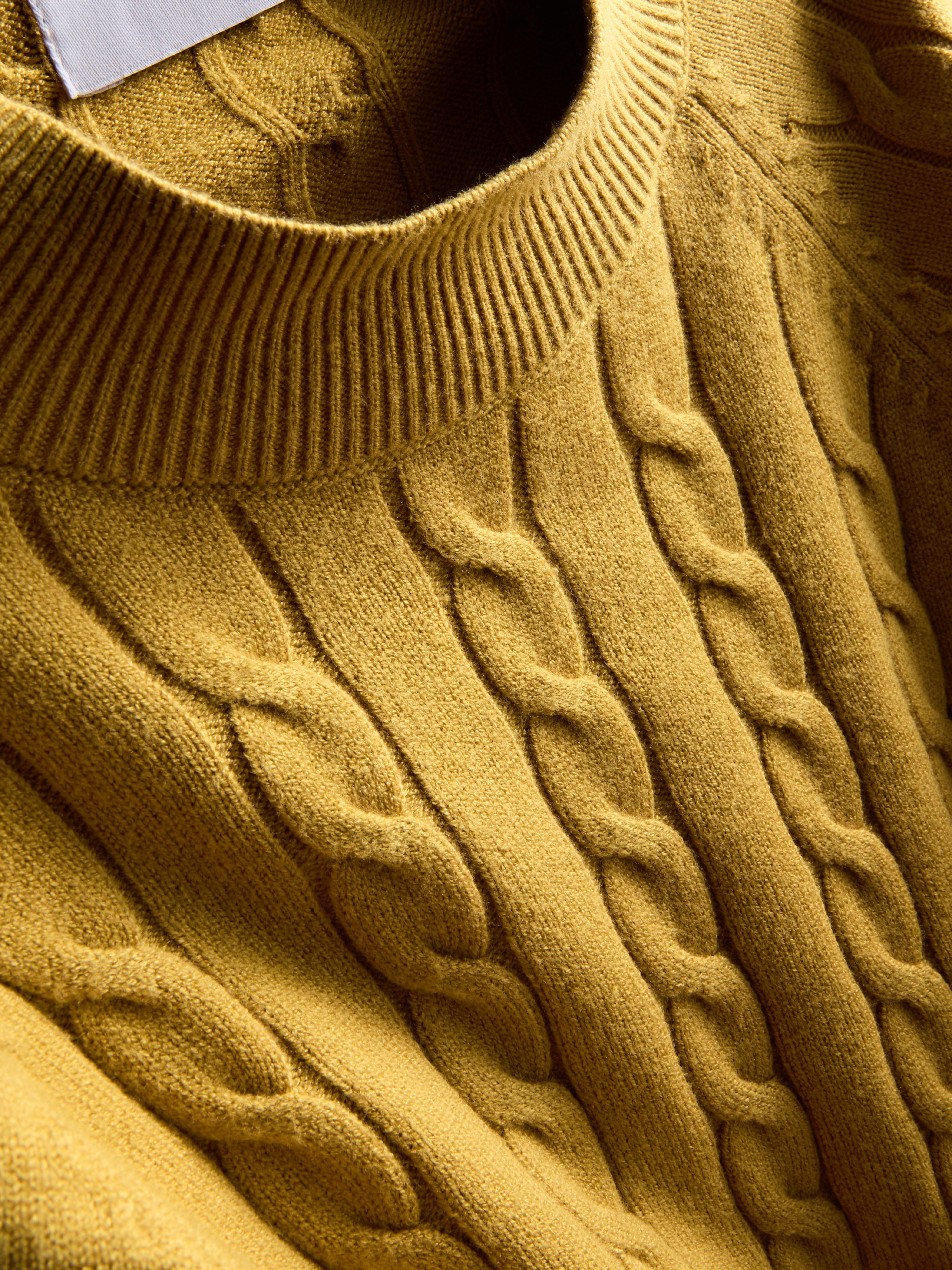 Turtle Neck Cable Sweater