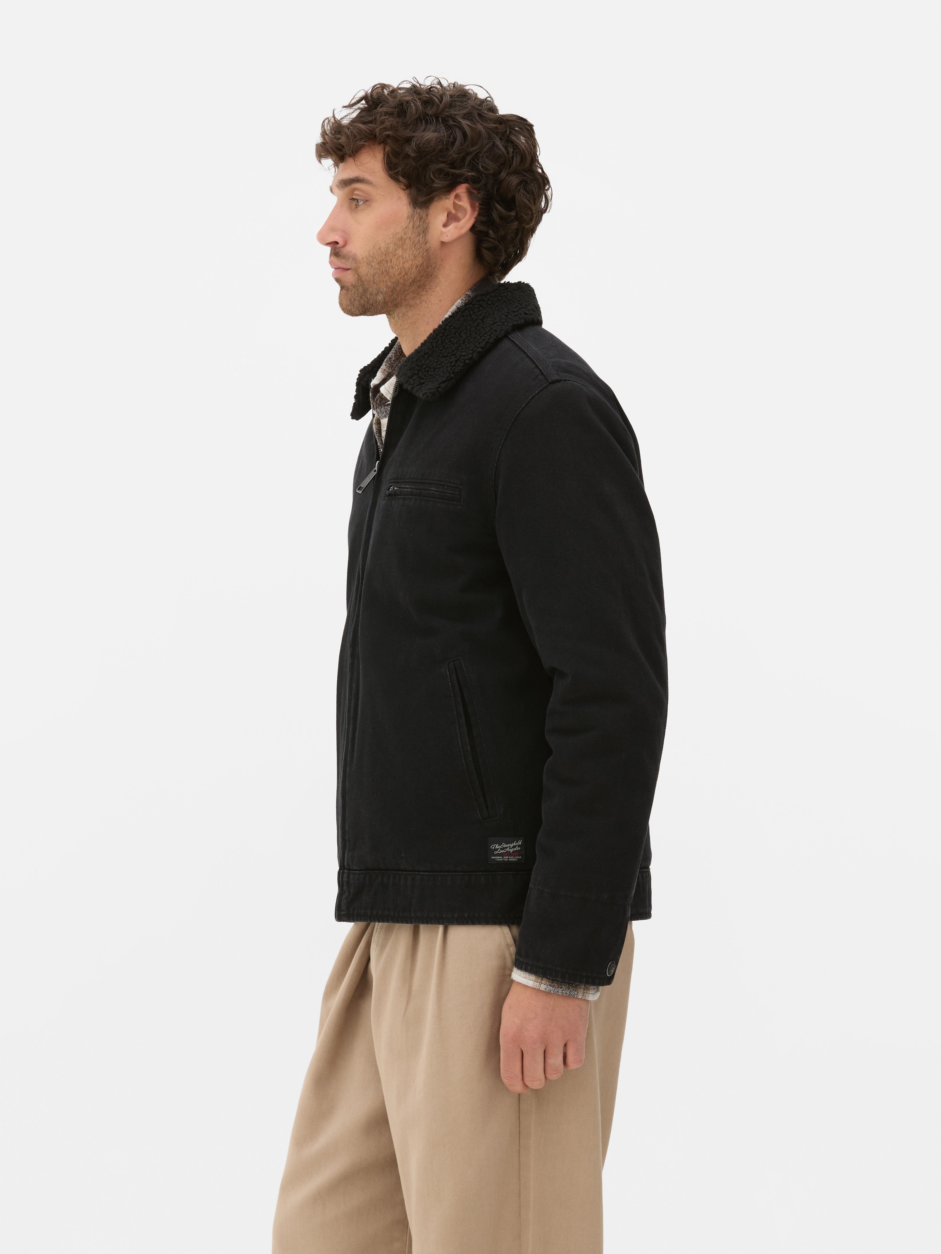 The Stronghold Fleece Collar Canvas Jacket