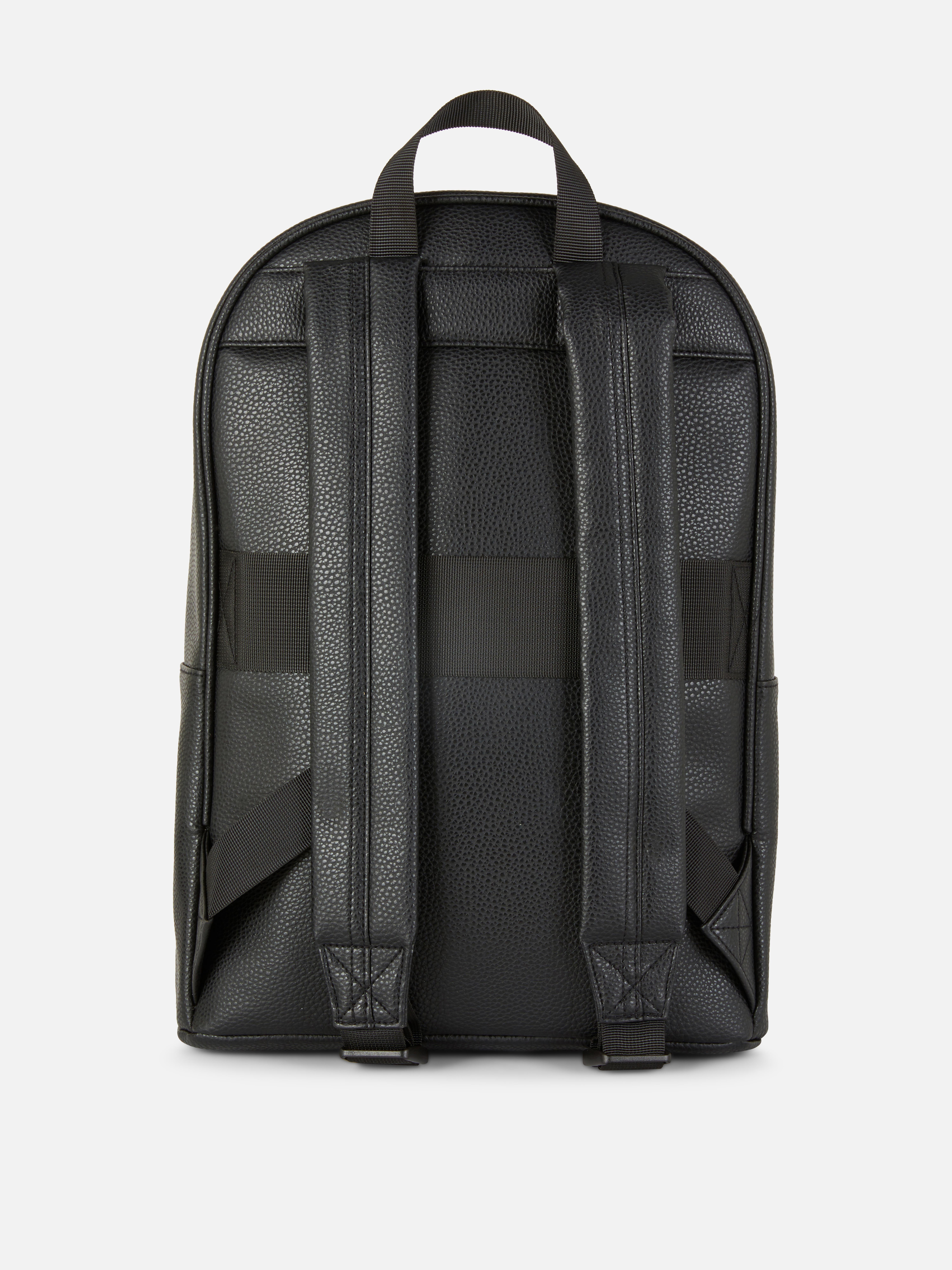 Faux Leather Backpack
