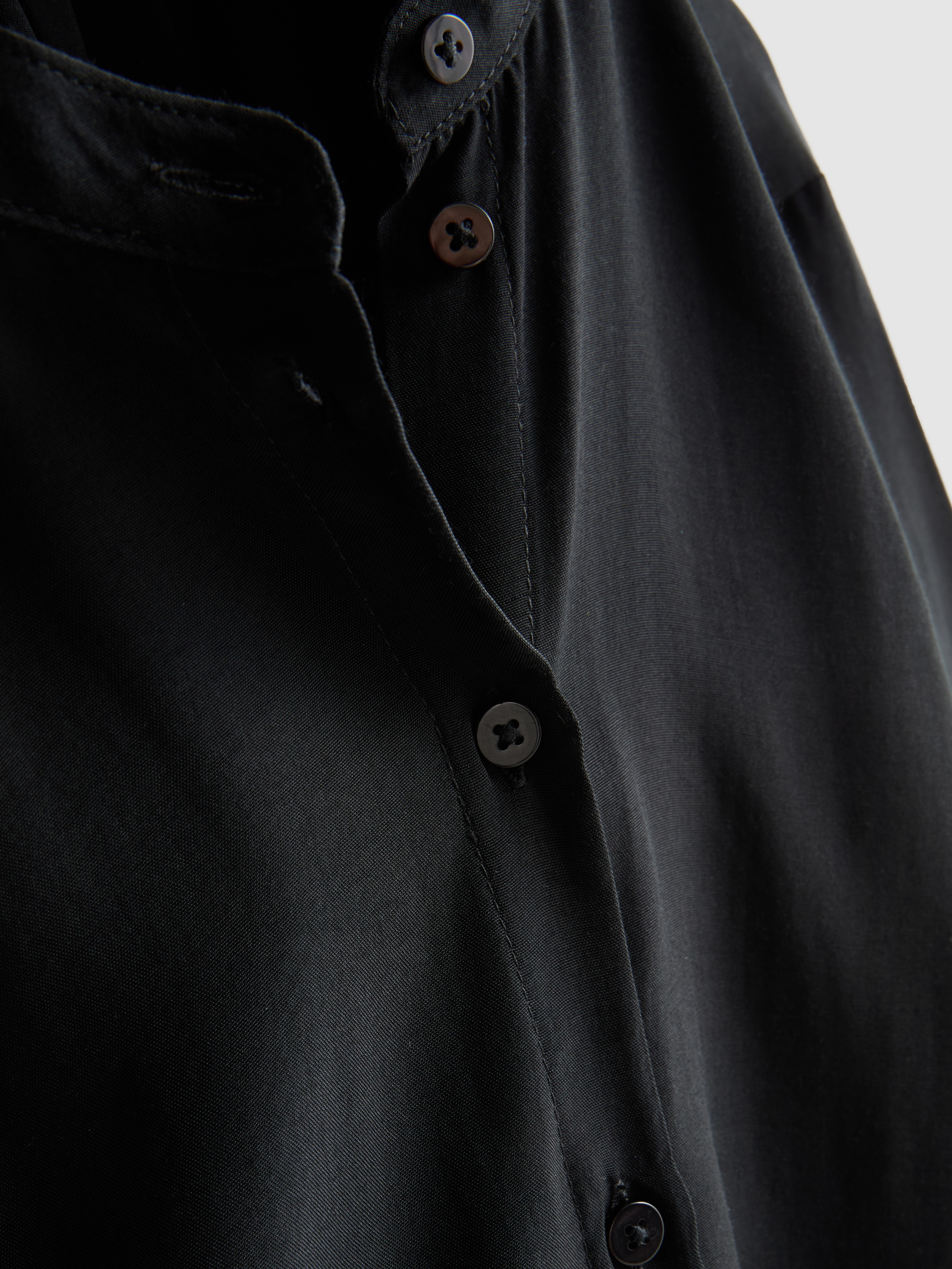 Button-Up Long Sleeve Blouse