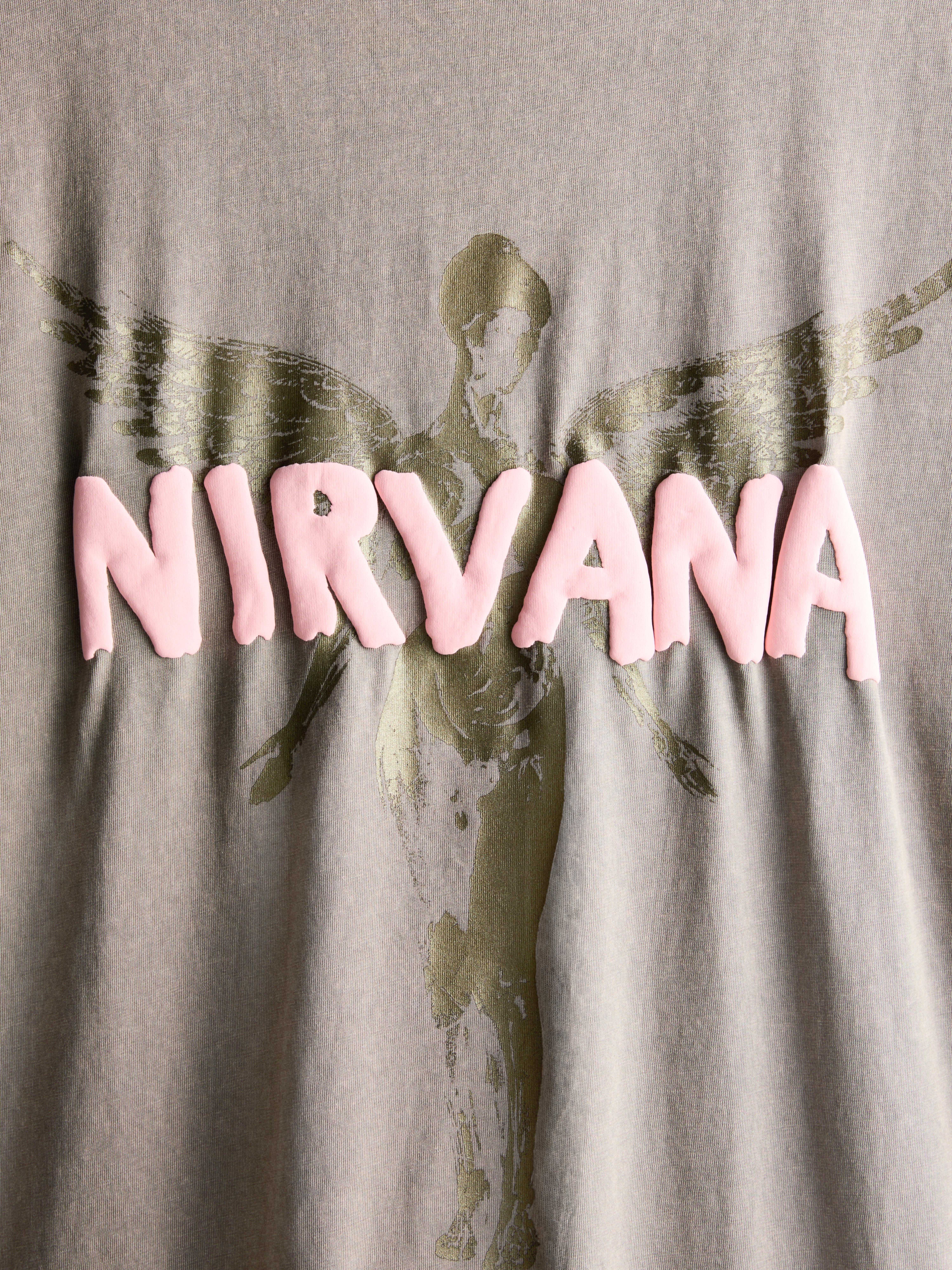 Nirvana Foil Print T-Shirt
