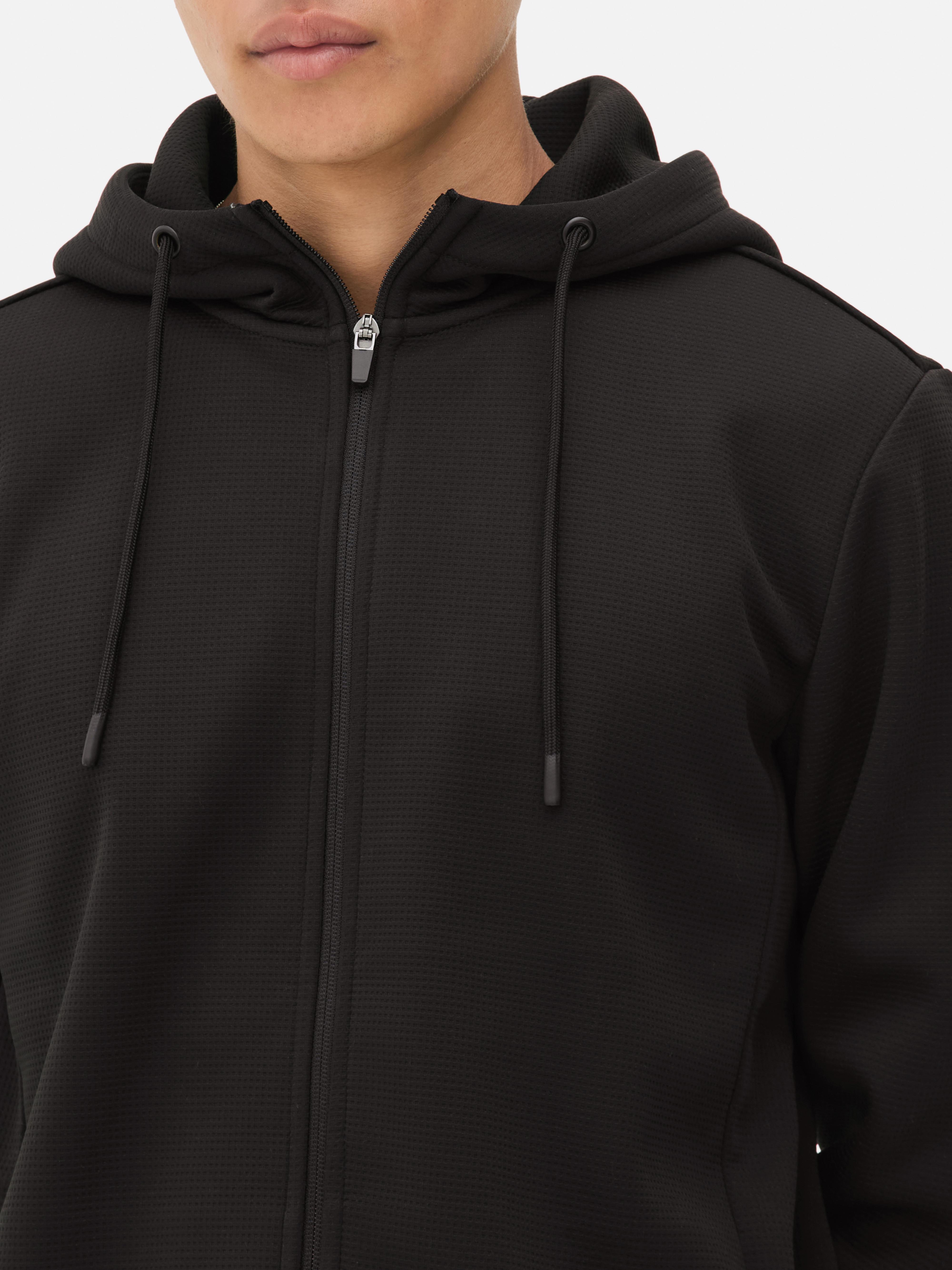 Zip-Up Performance Hooded Sweatshirt