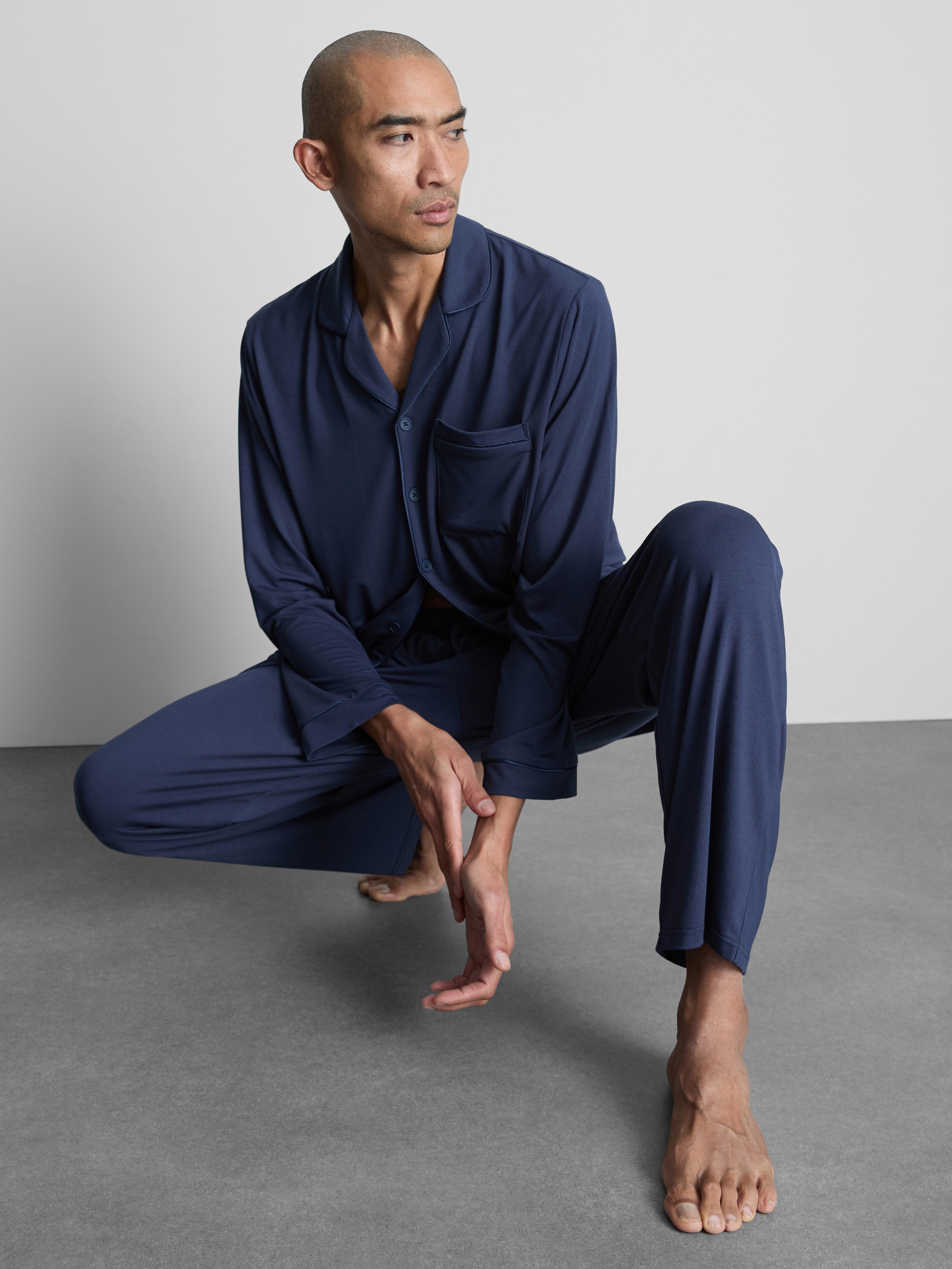 Button-Up Pajama Top