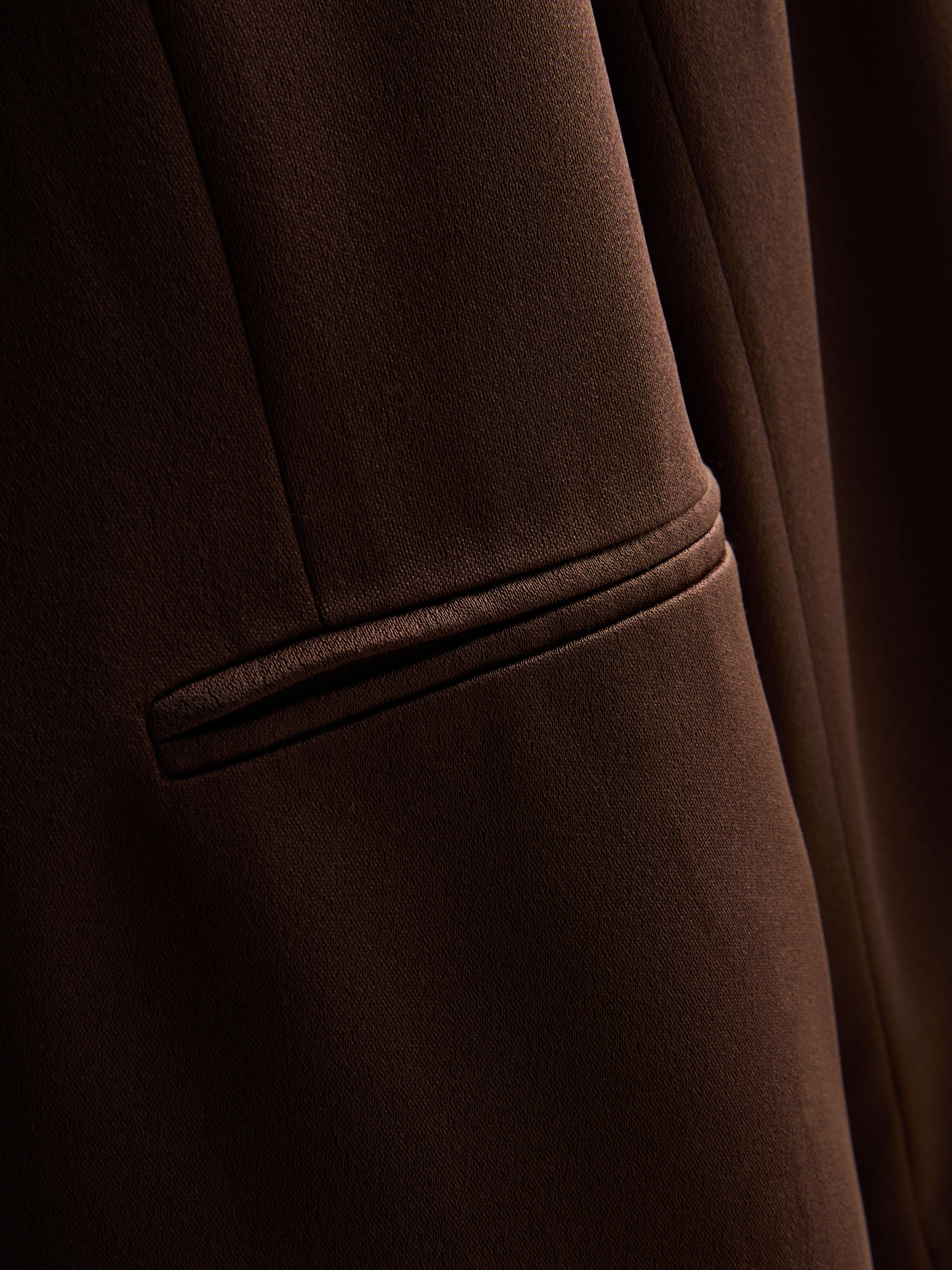 Satin Tailored Blazer