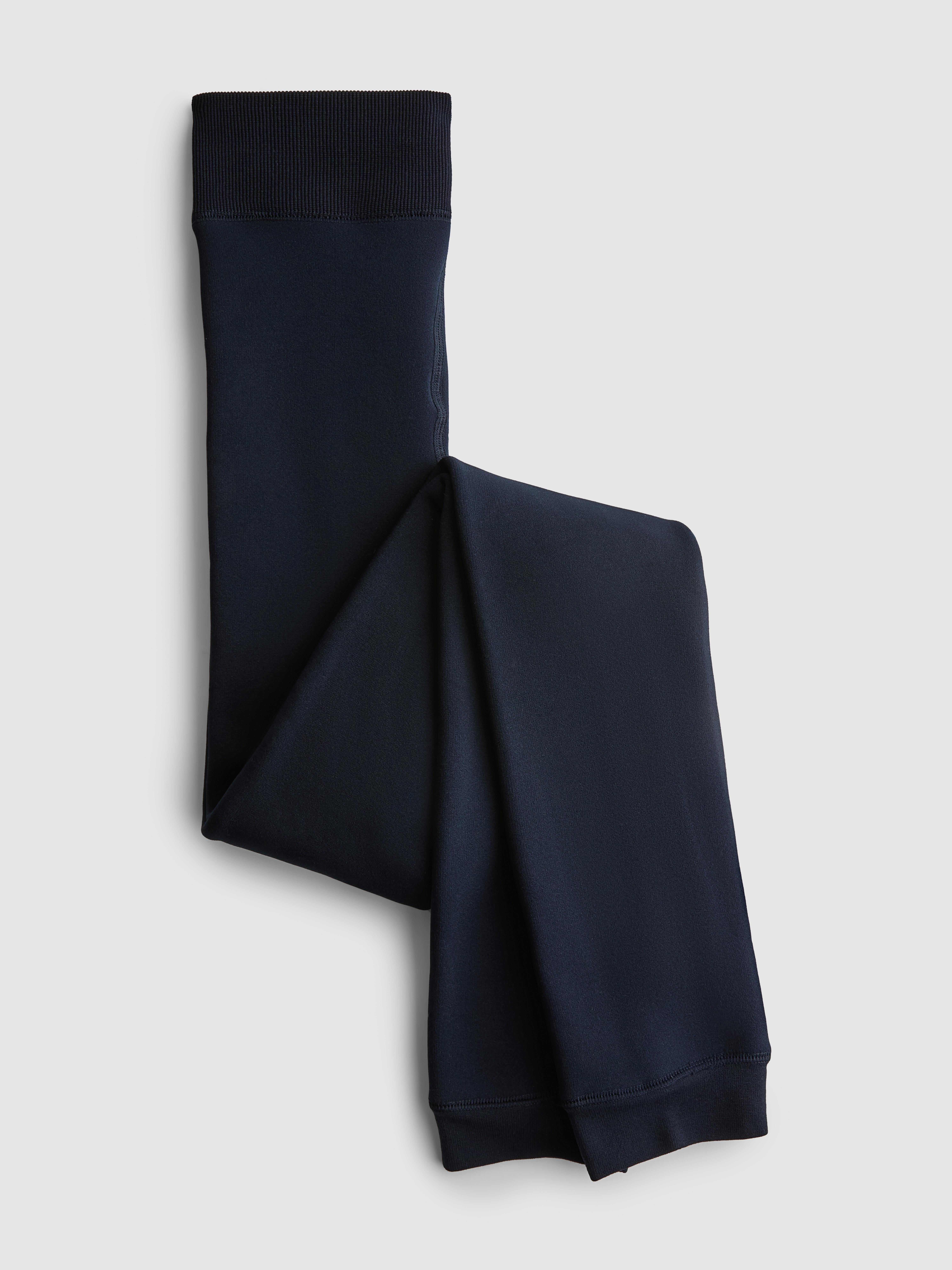 1pk Navy Velvet Plush Leggings