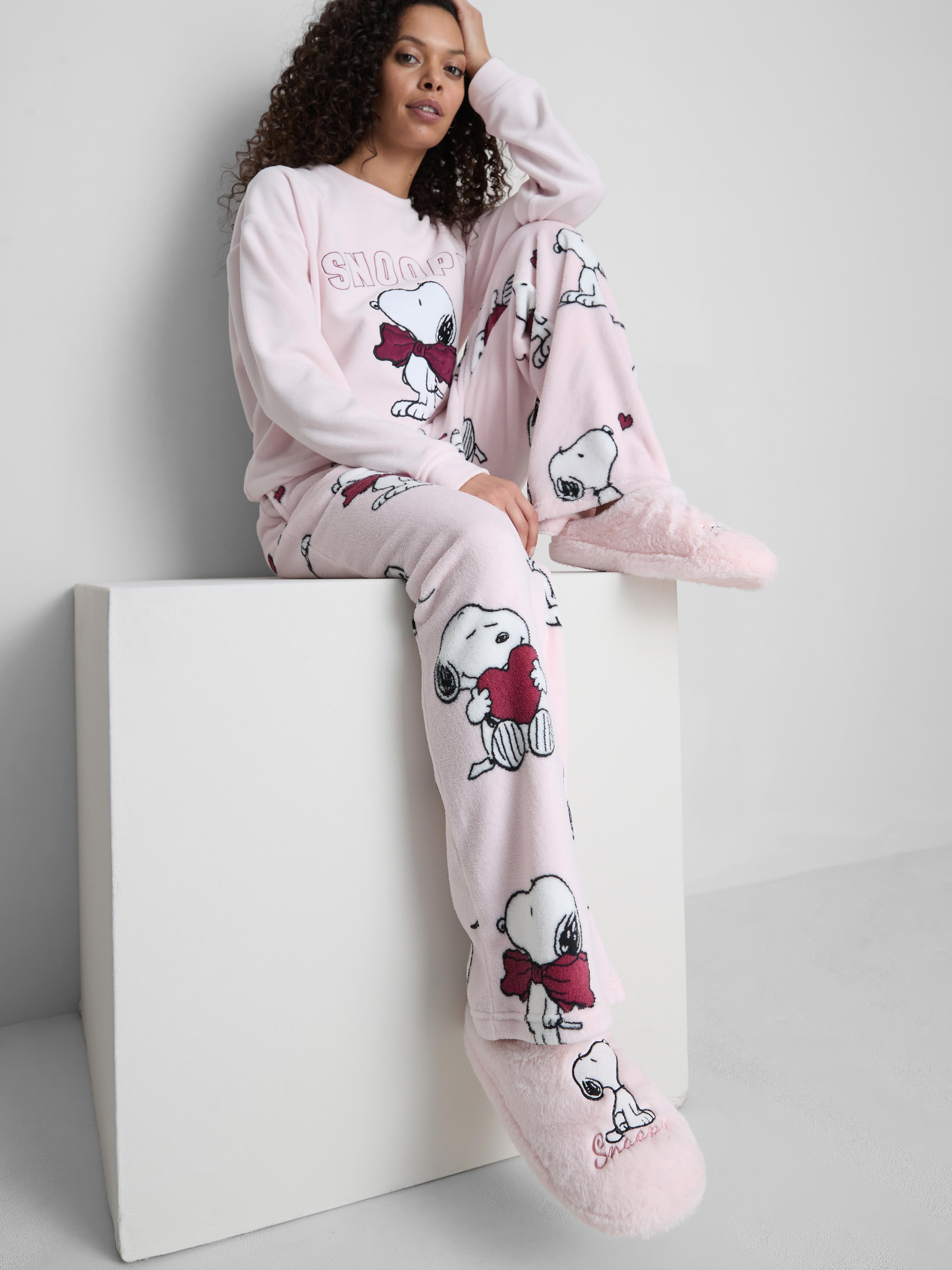 Snoopy Plush Pajama Bottoms