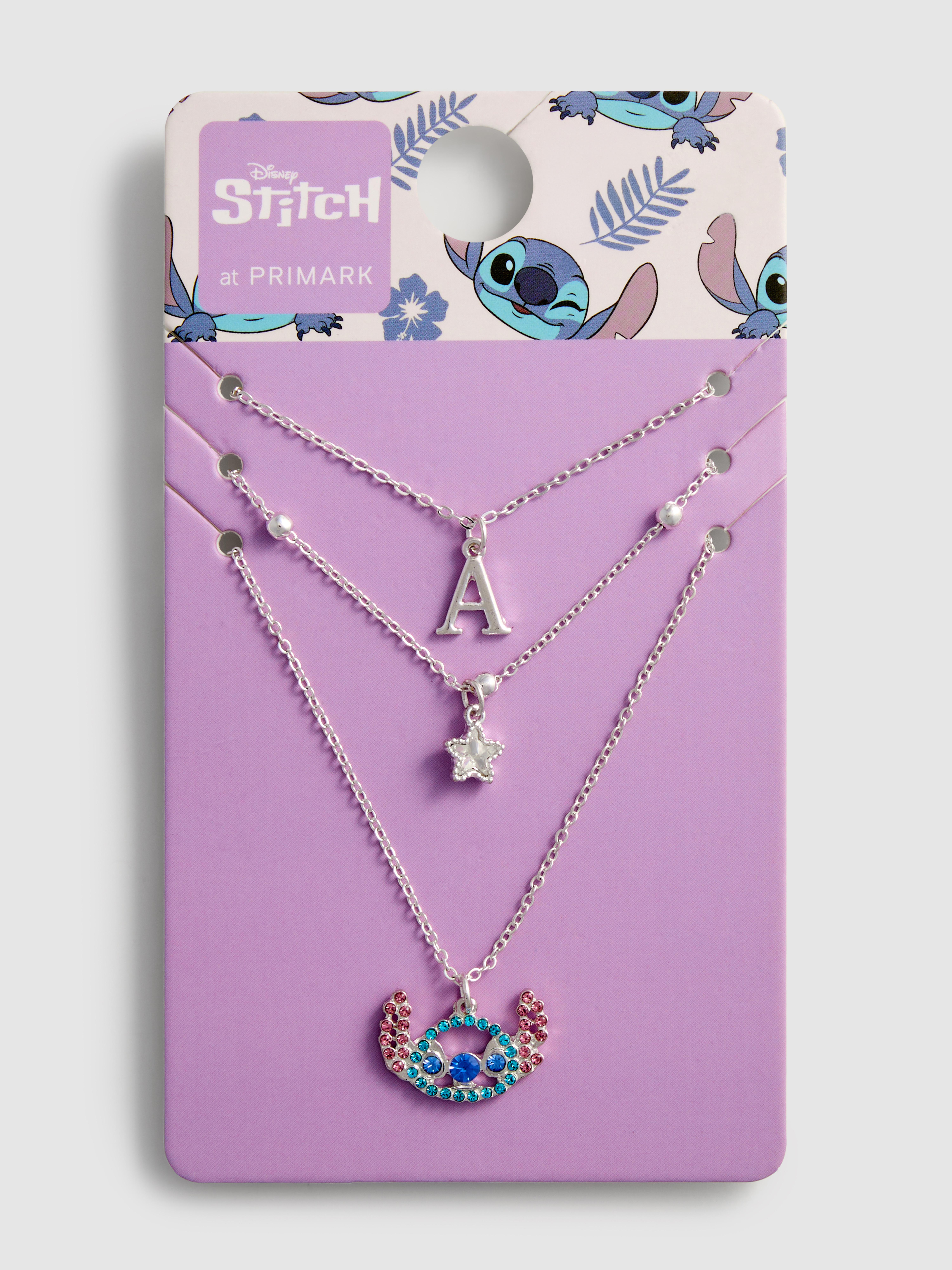 Disney's Stitch Initial Necklace