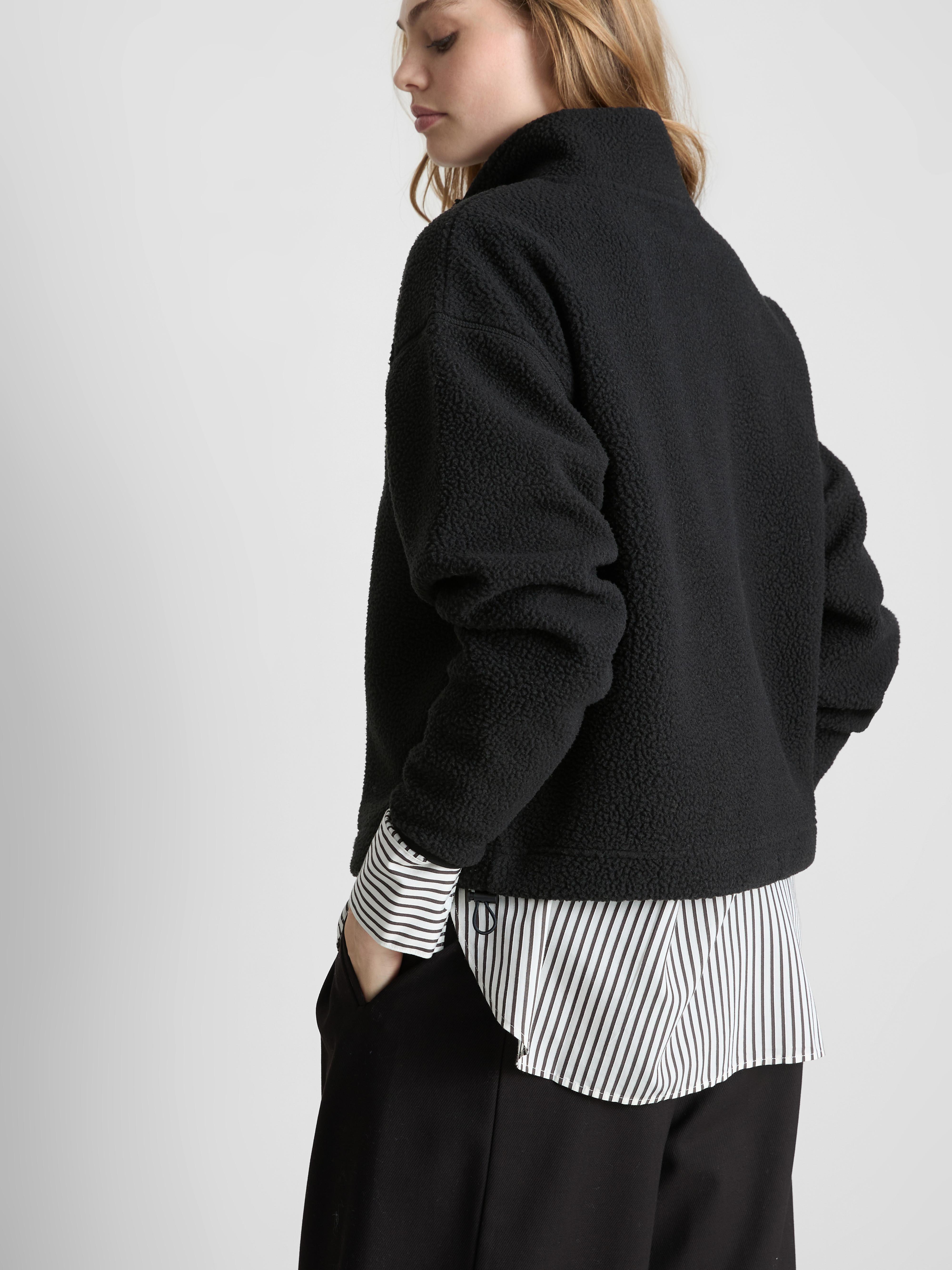 Half Zip Borg Fleece