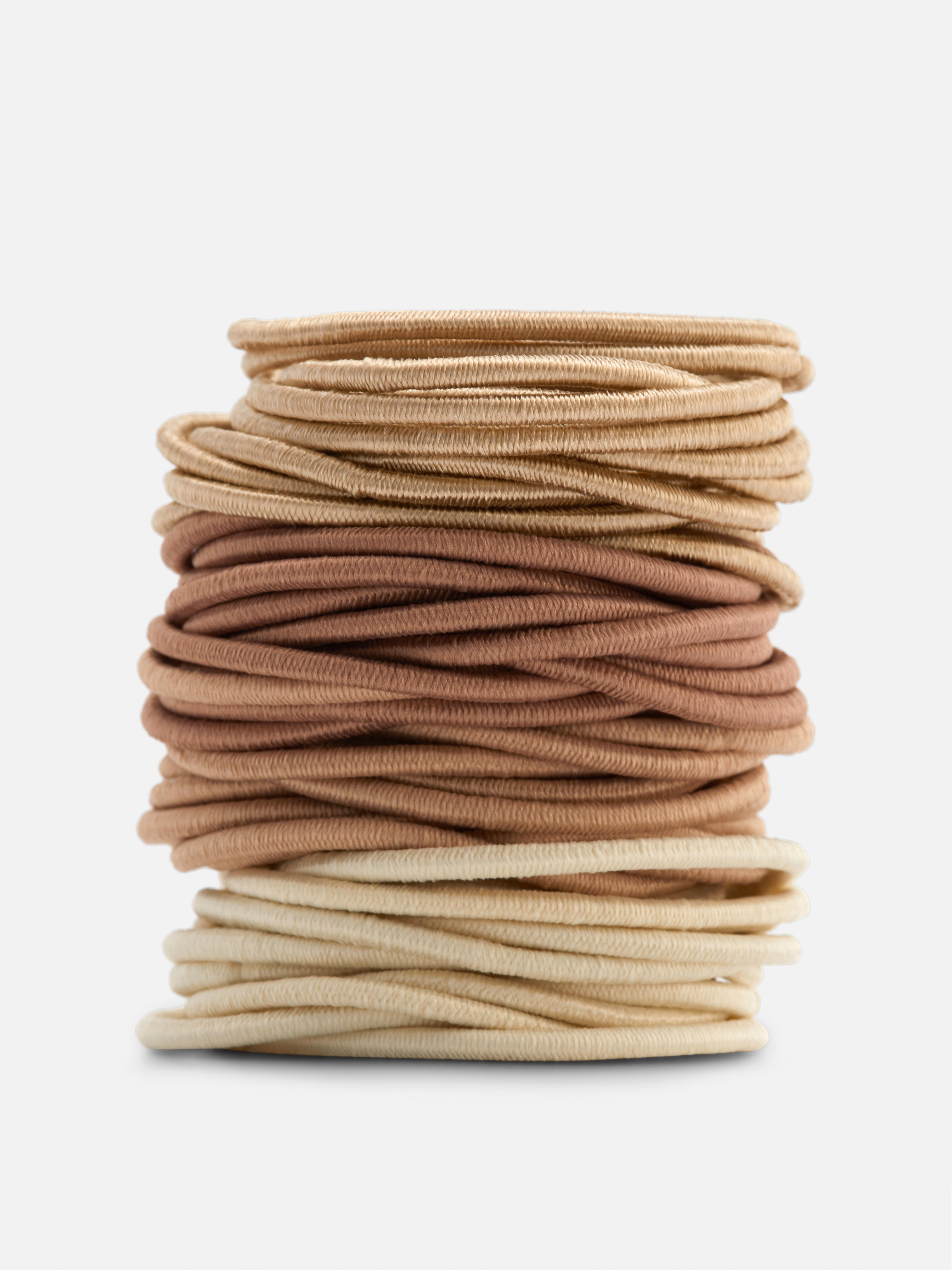 60-Pack Skinny Ponytail Holders