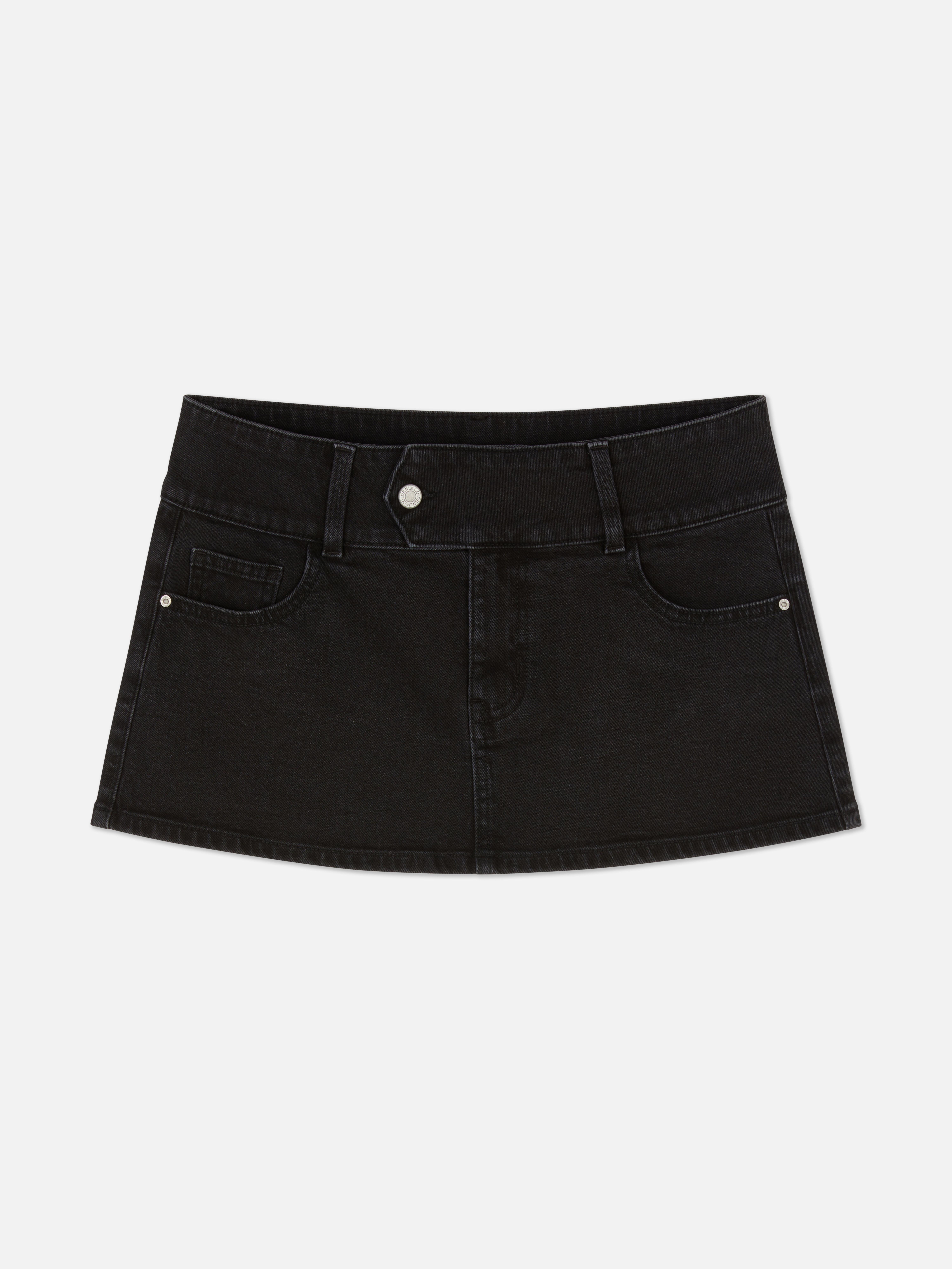 Denim Micro Mini Skirt