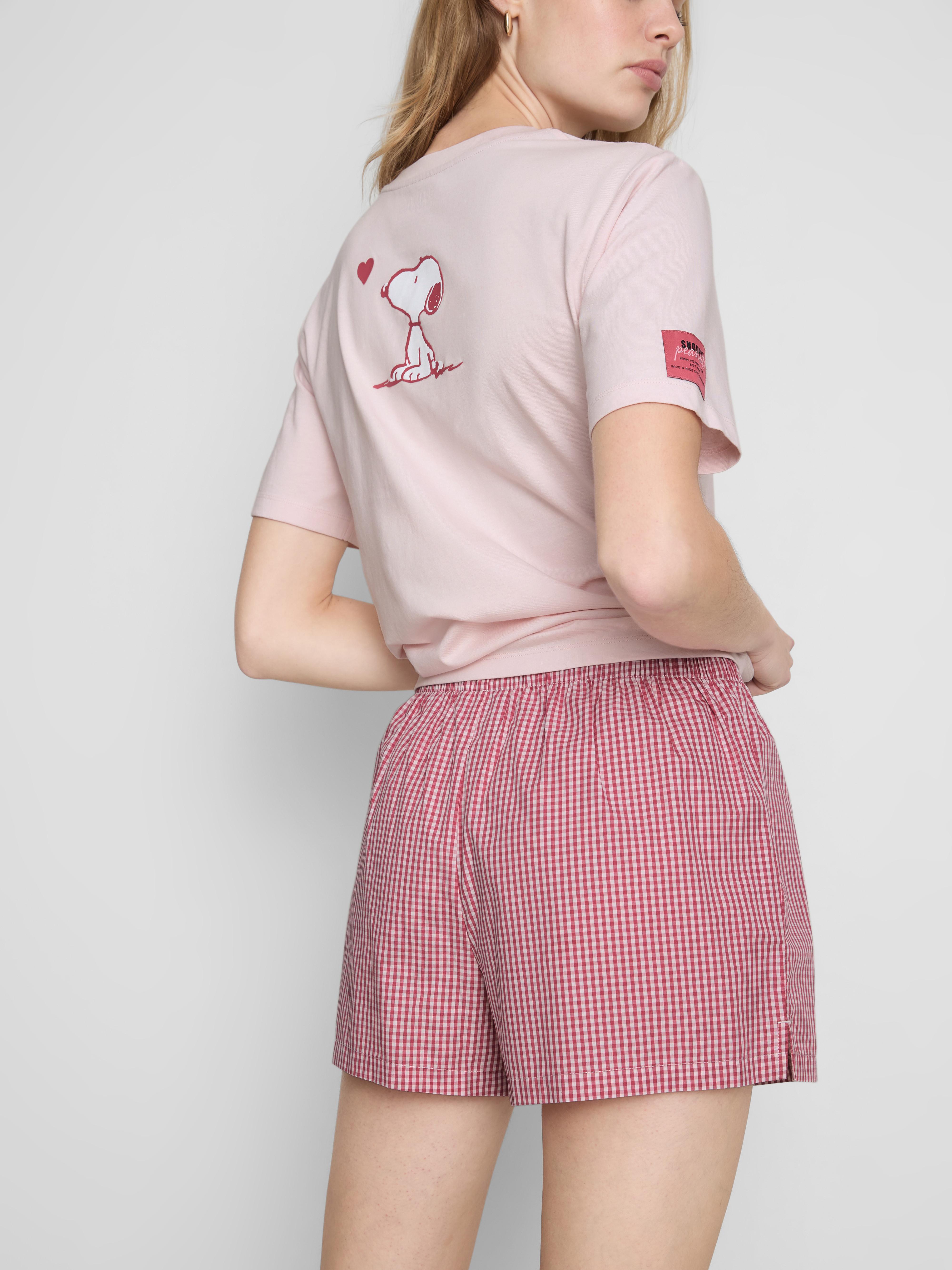 Snoopy Cotton Shorty Pajamas