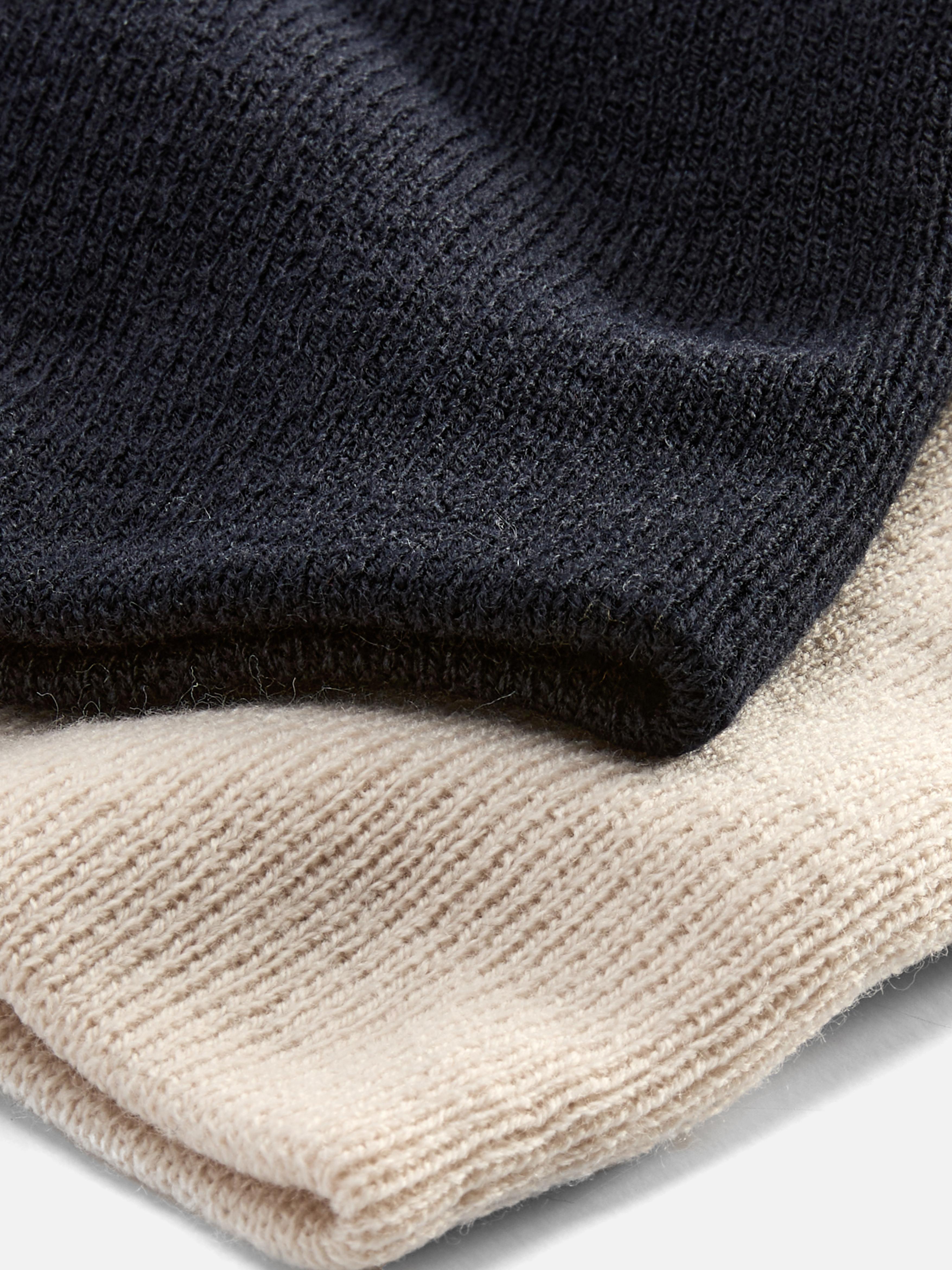 2pk Essential Beanie Hats