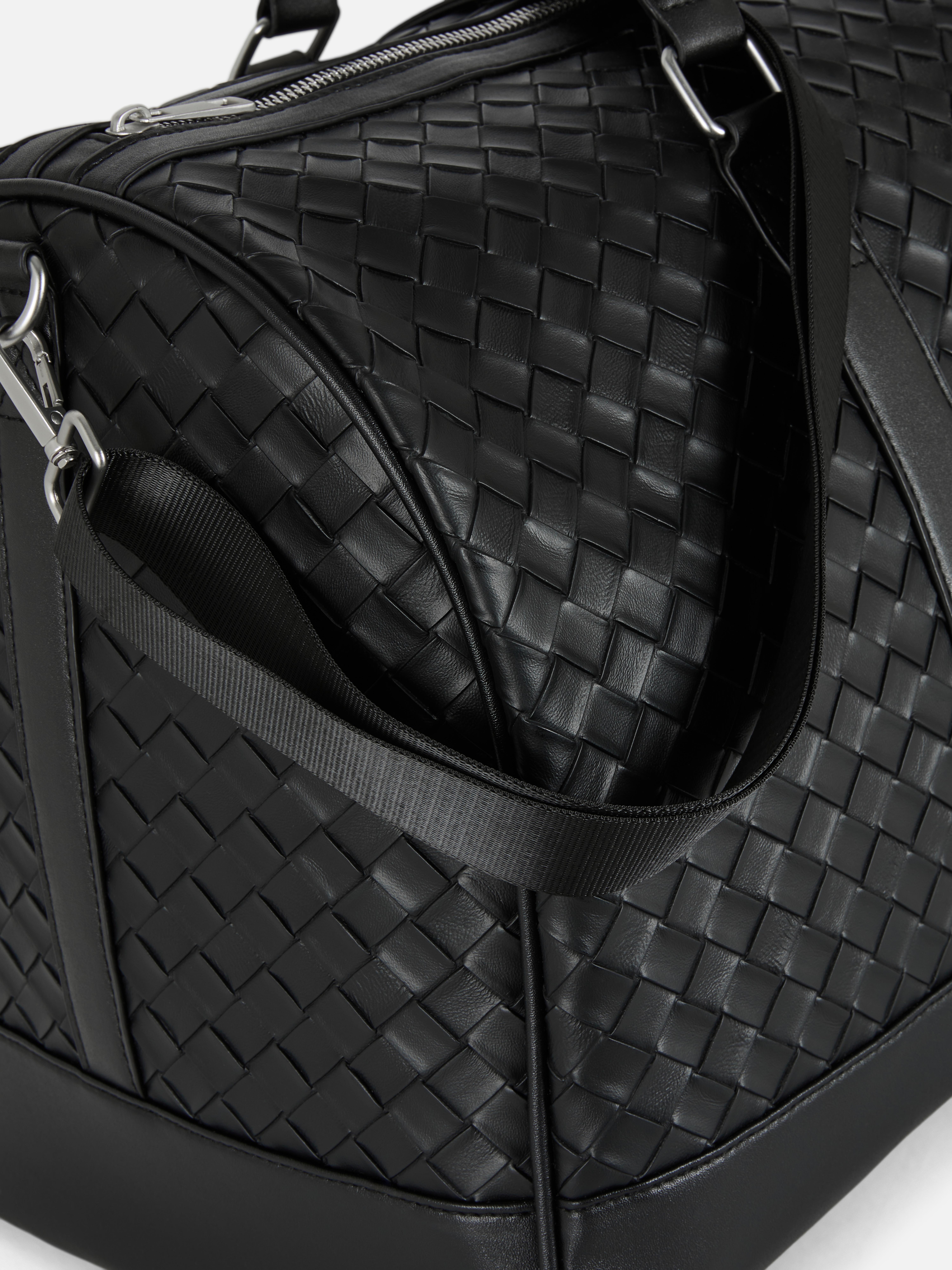 Woven Holdall Weekend Bag