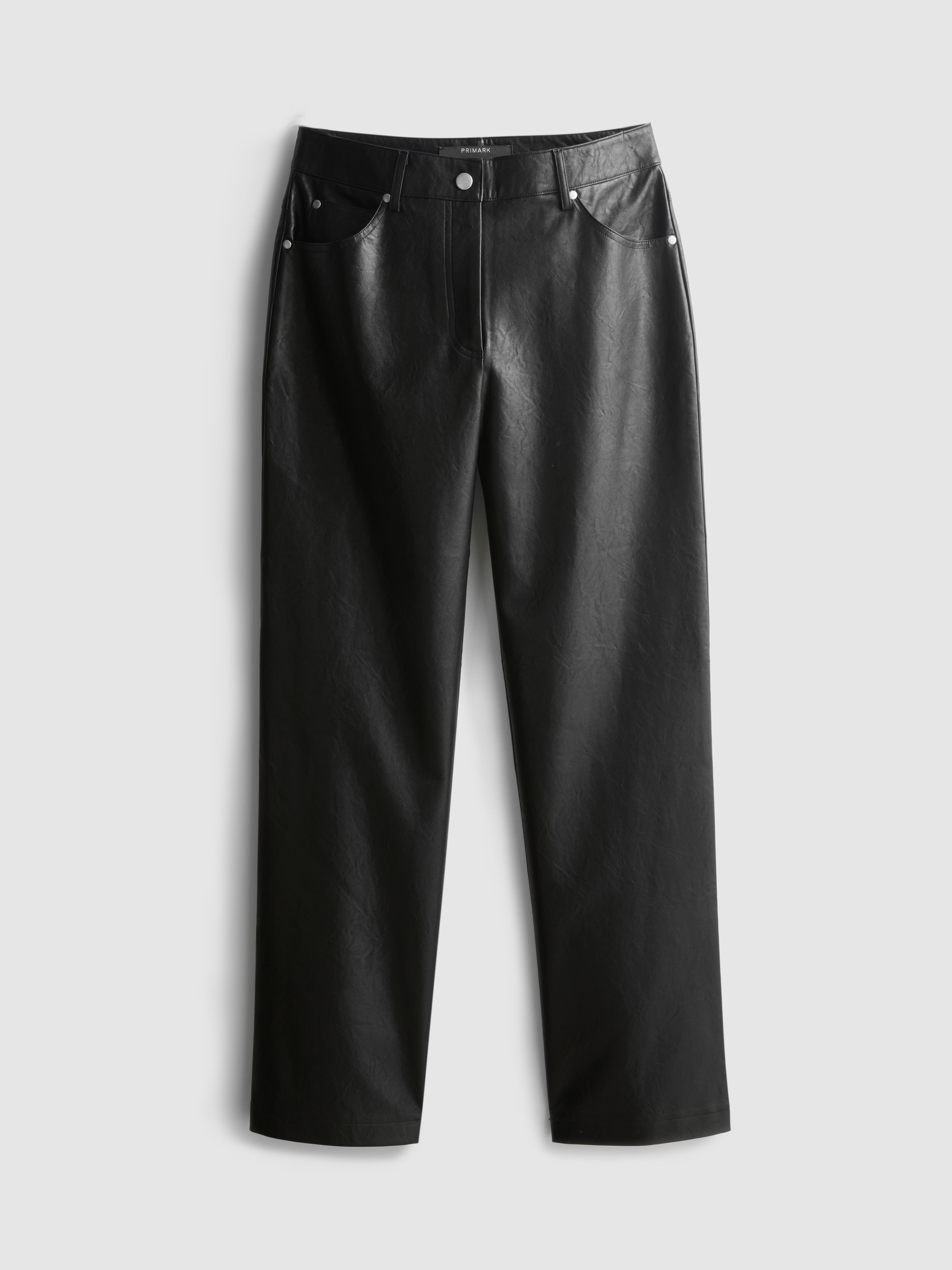 Faux Leather Pants