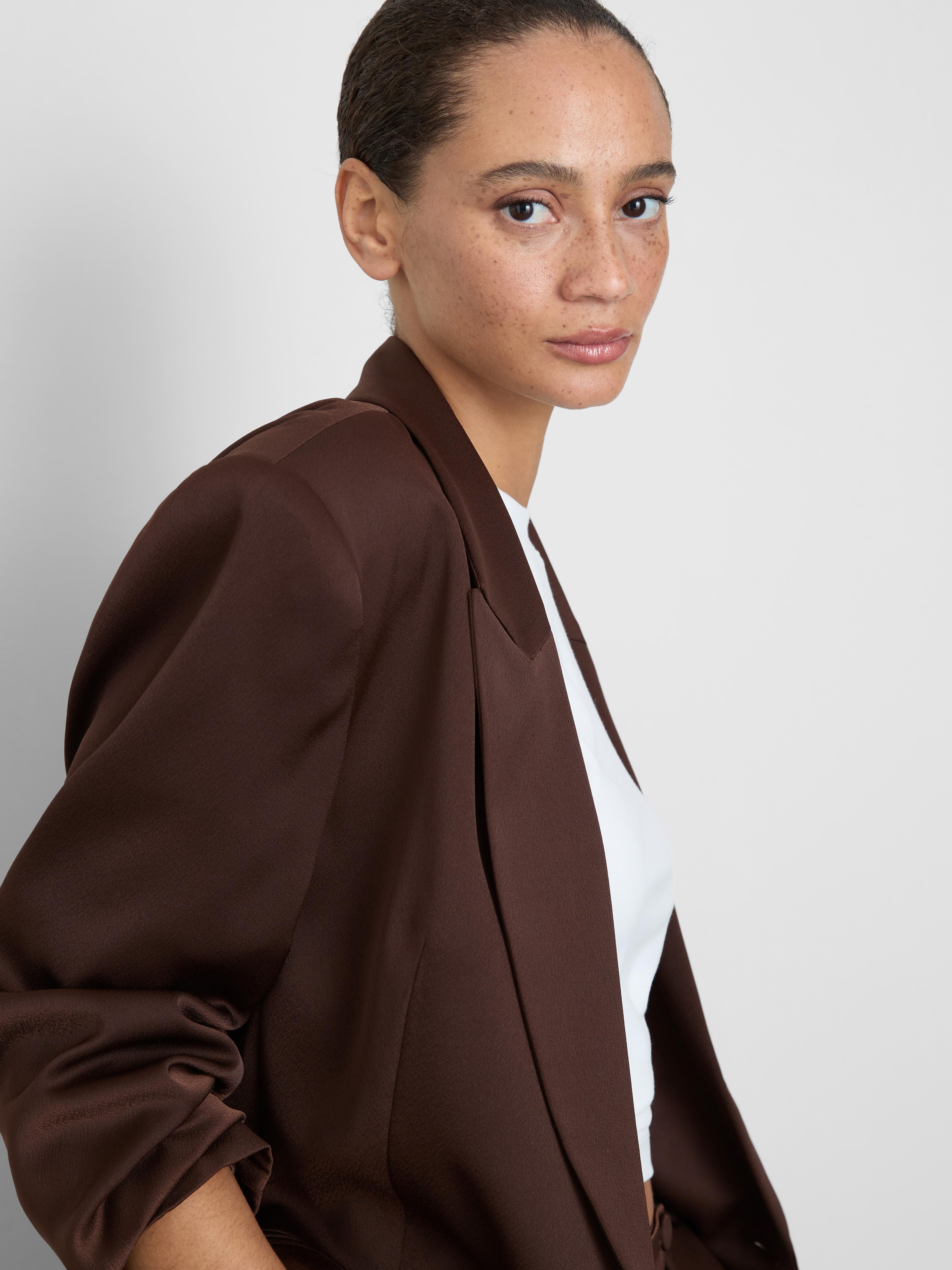 Satin Tailored Blazer