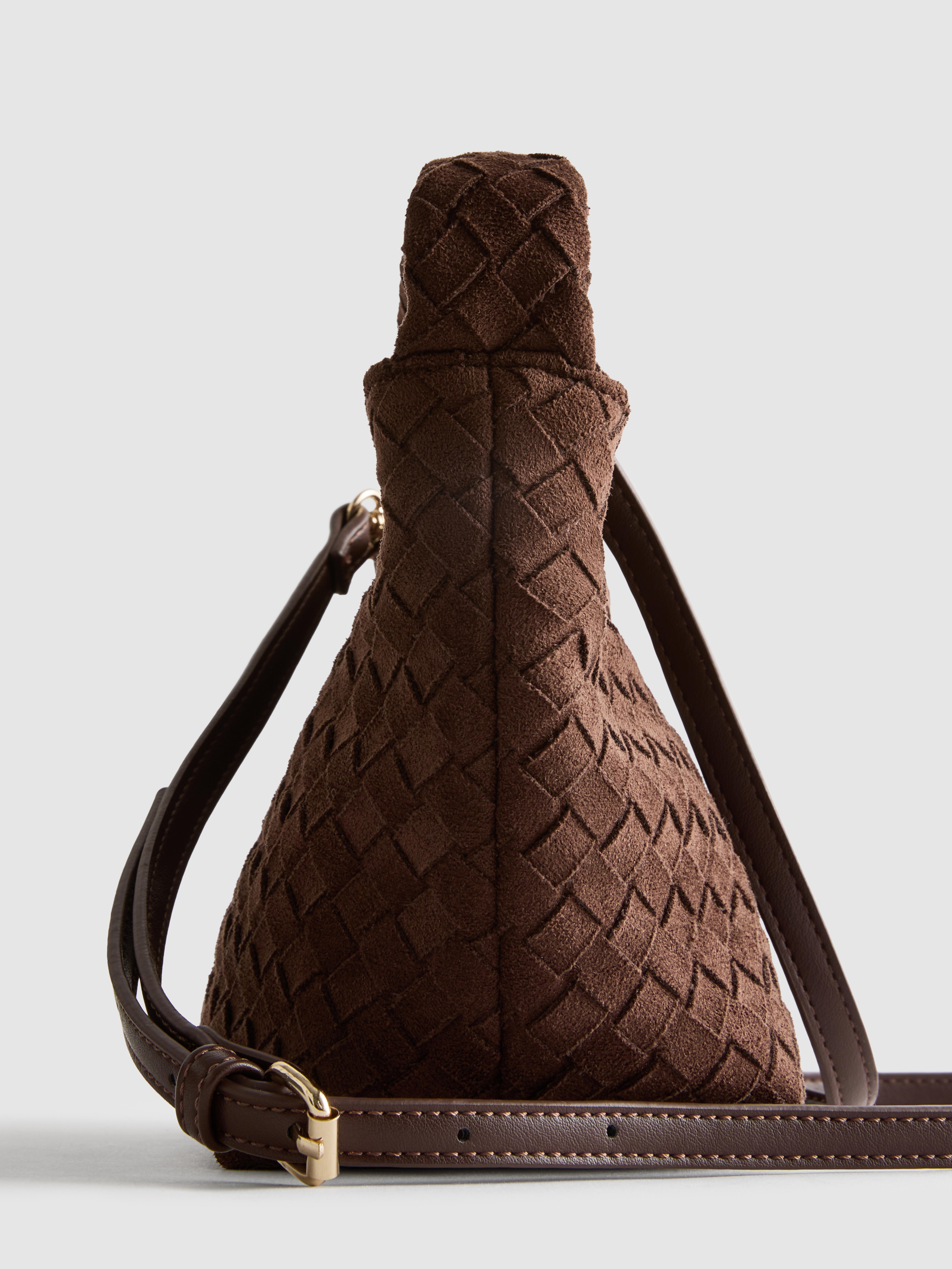 Mini Weave Bucket Bag