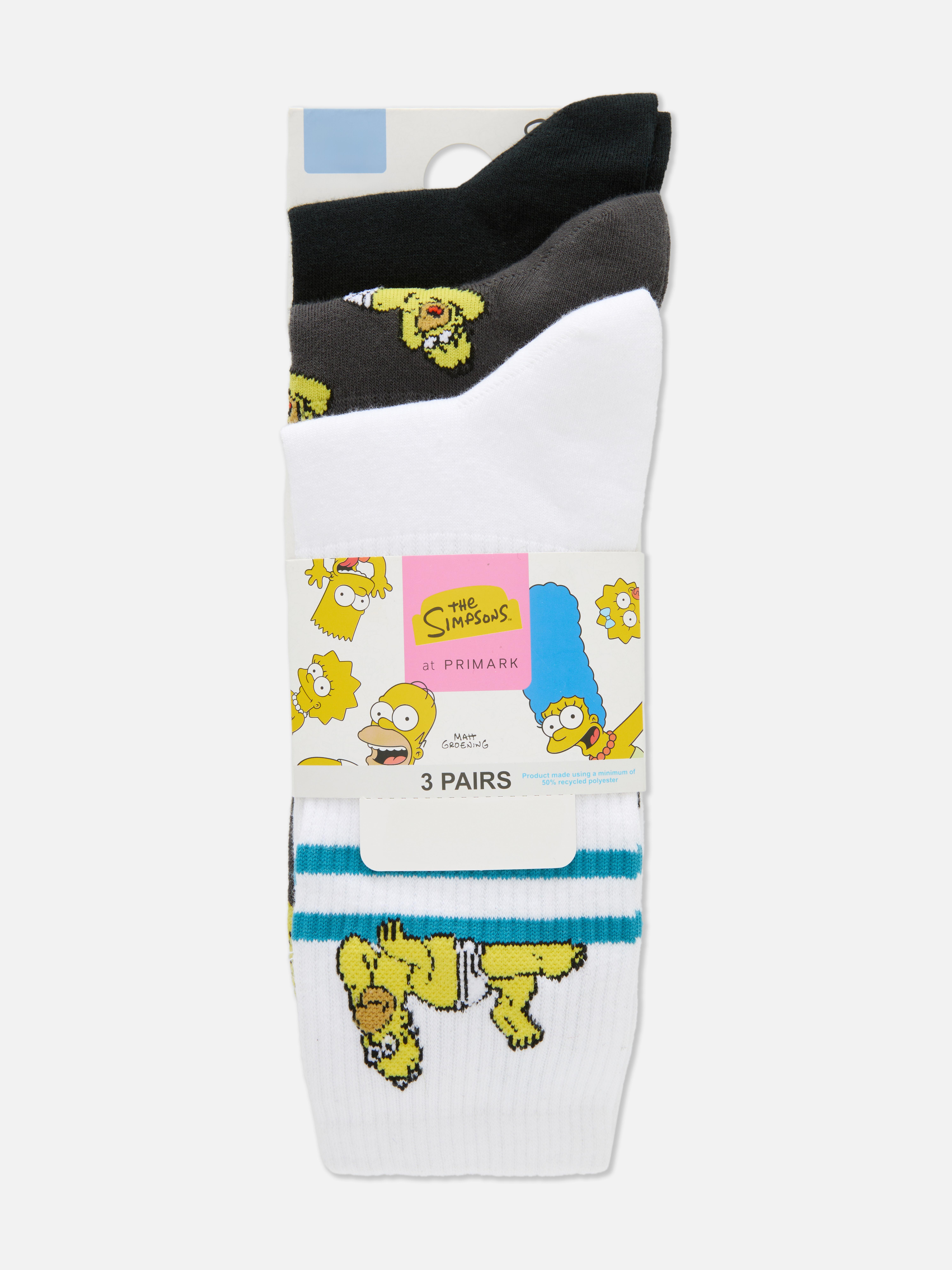 3-Pack The Simpsons Crew Socks
