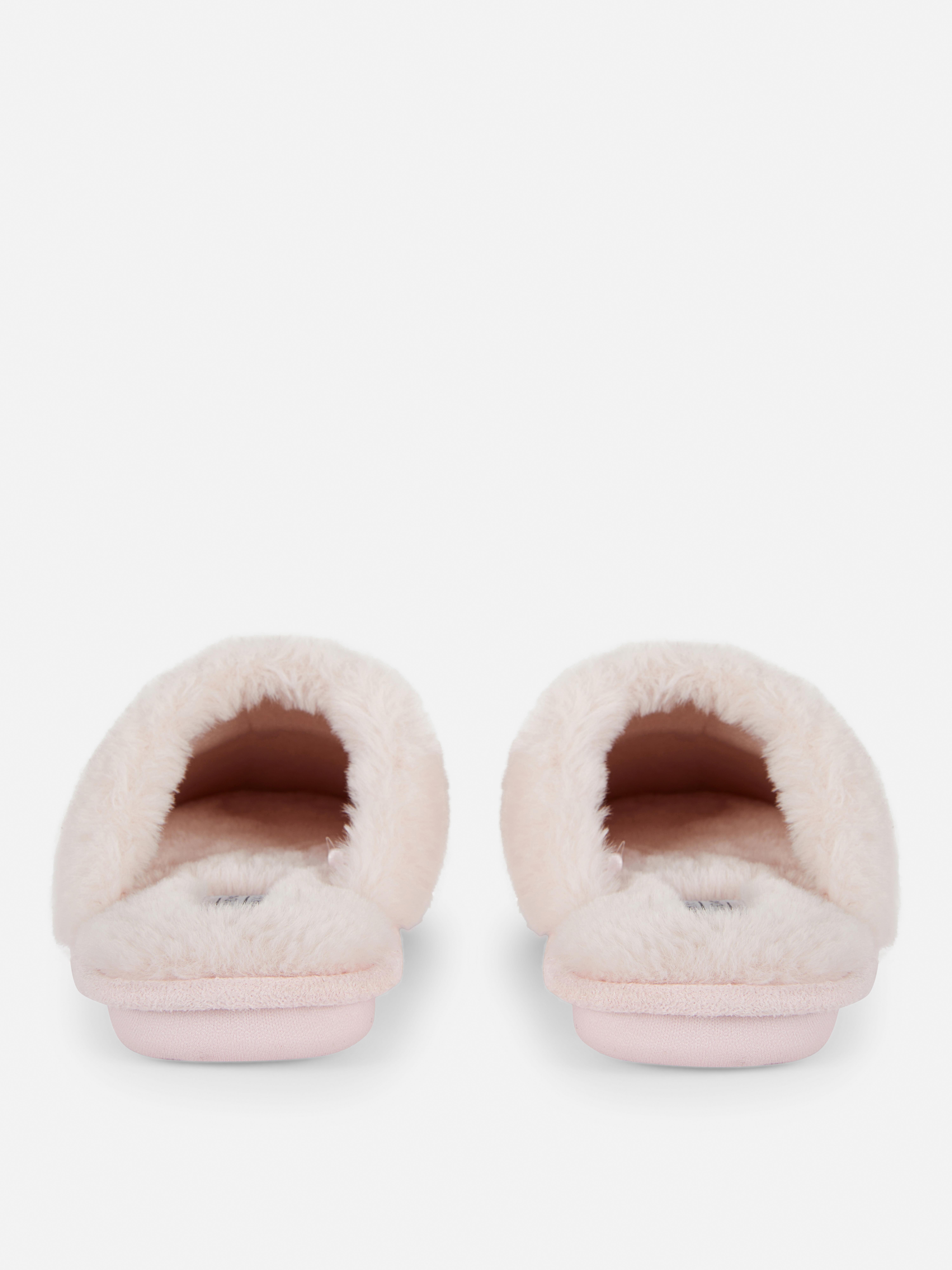 Plush Mule Slippers