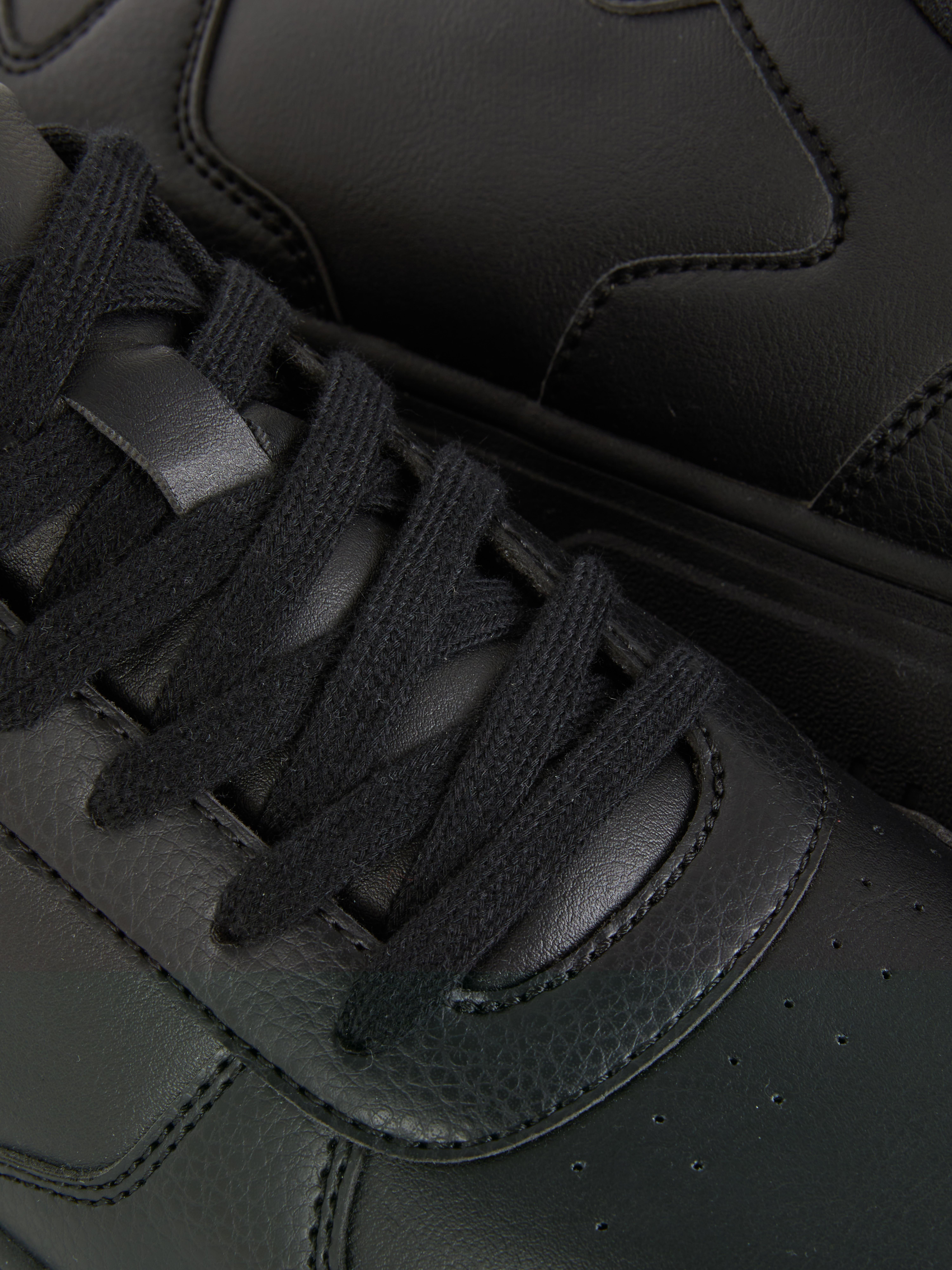 Paneled Low Top Sneakers