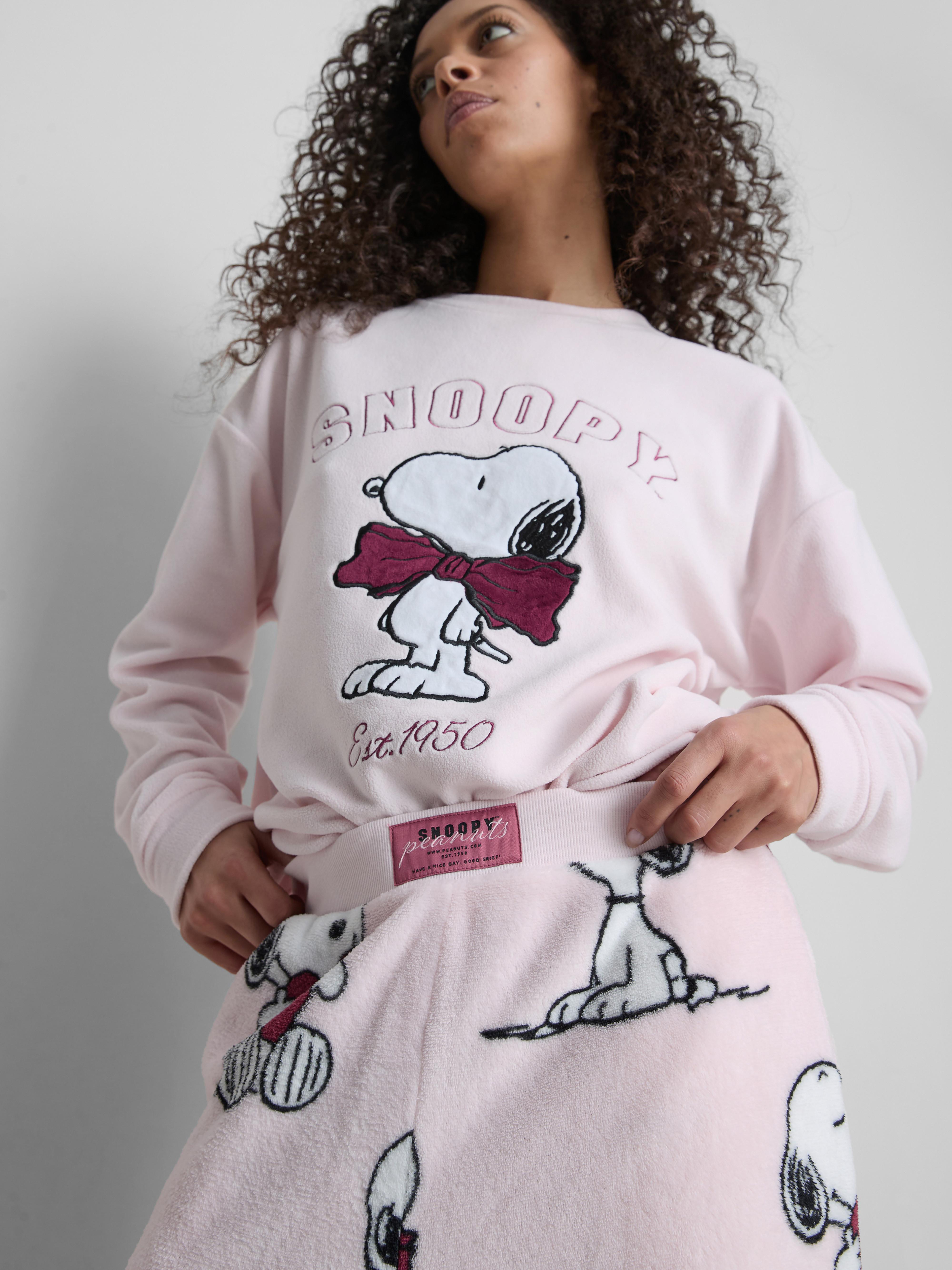 Snoopy Plush Pajama Bottoms
